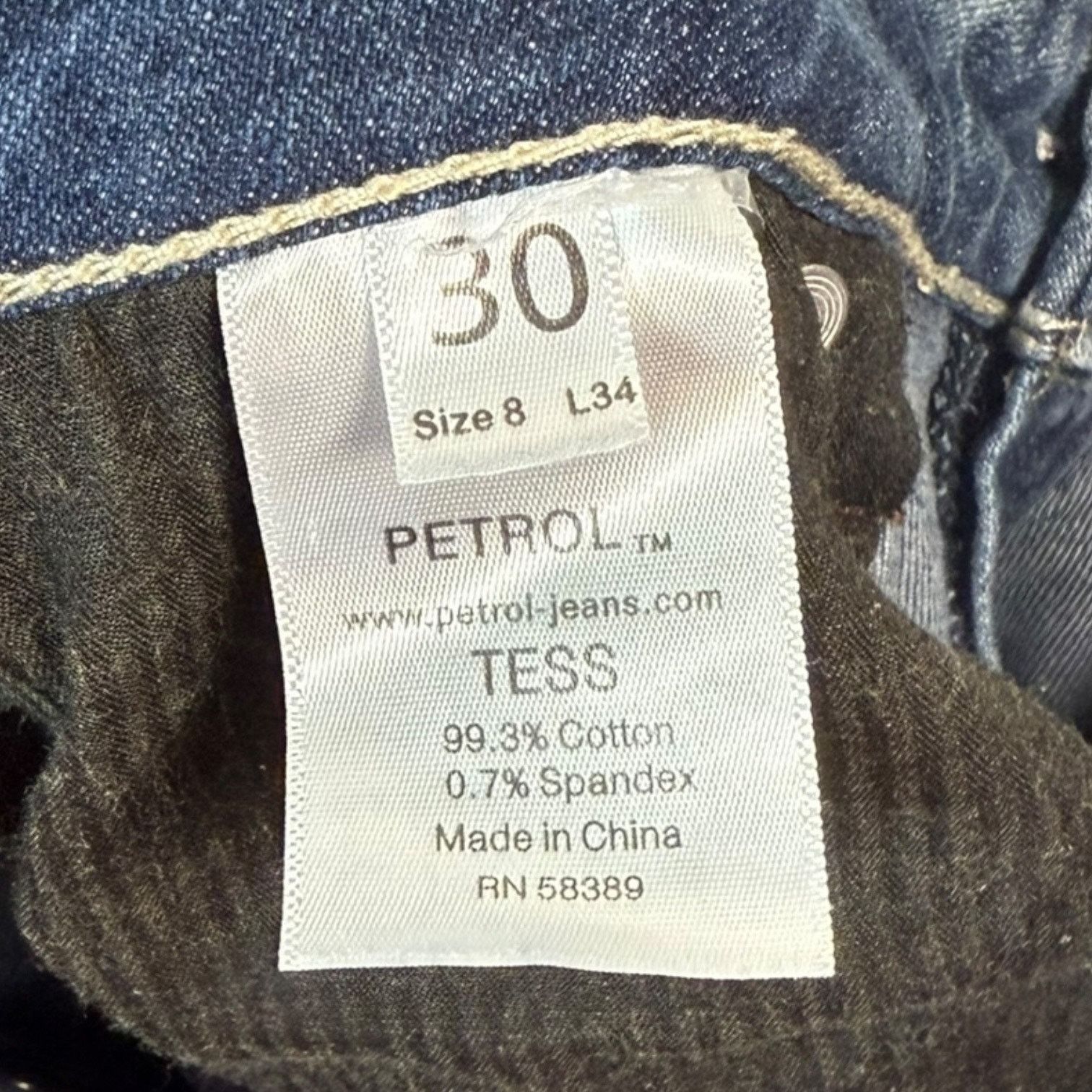 Other Petrol Jeans Women's 30 L34 Size 8 Mid Rise Boot Cut "Tess" Size 30" / US 8 / IT 44 - 3 Thumbnail