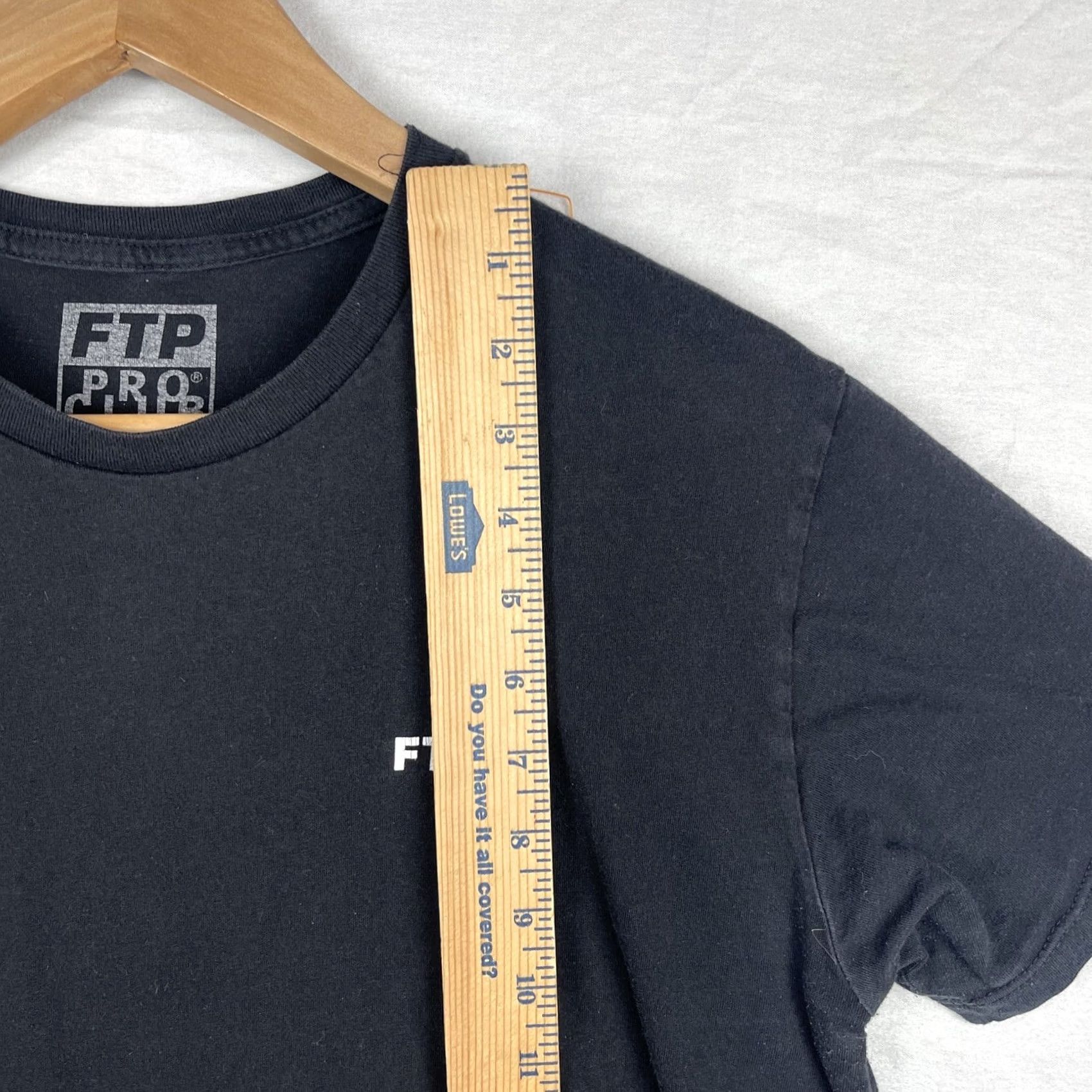 Vintage FTP Pro Club Shirt Mens Medium Black Short Sleeve FTP The Population Spell Out Shirt Size US M / EU 48-50 / 2 - 7 Thumbnail