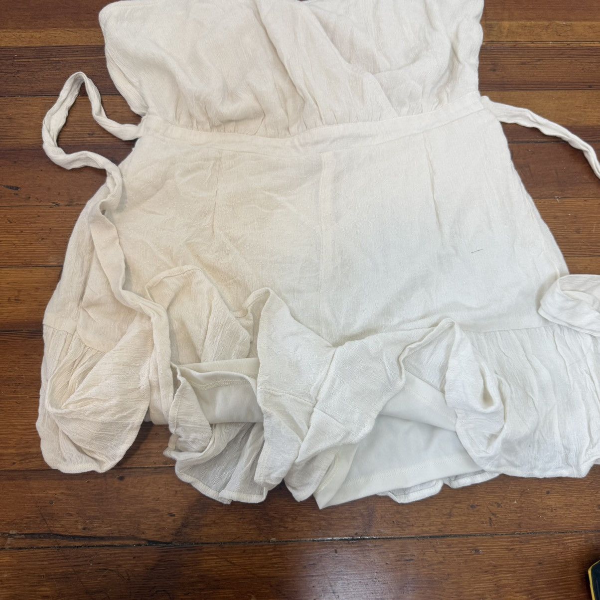 American Eagle Outfitters American Eagle Women's Beige Shorts Romper Jumper Size M / US 6-8 / IT 42-44 - 5 Thumbnail