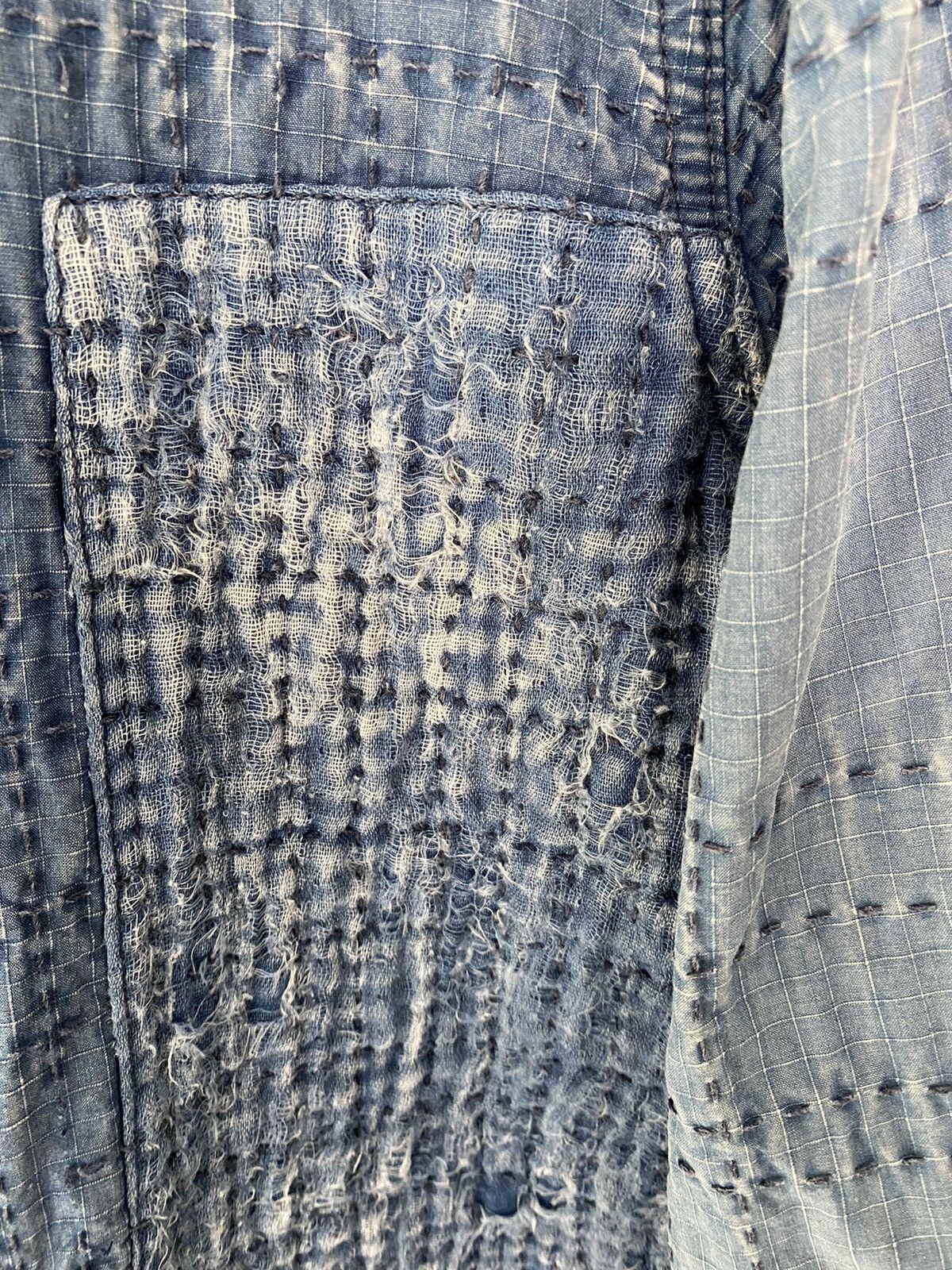 FDMTL Iconic Sashiko Boro Jacket 10 Year Wash Size US L / EU 52-54 / 3 - 7 Thumbnail