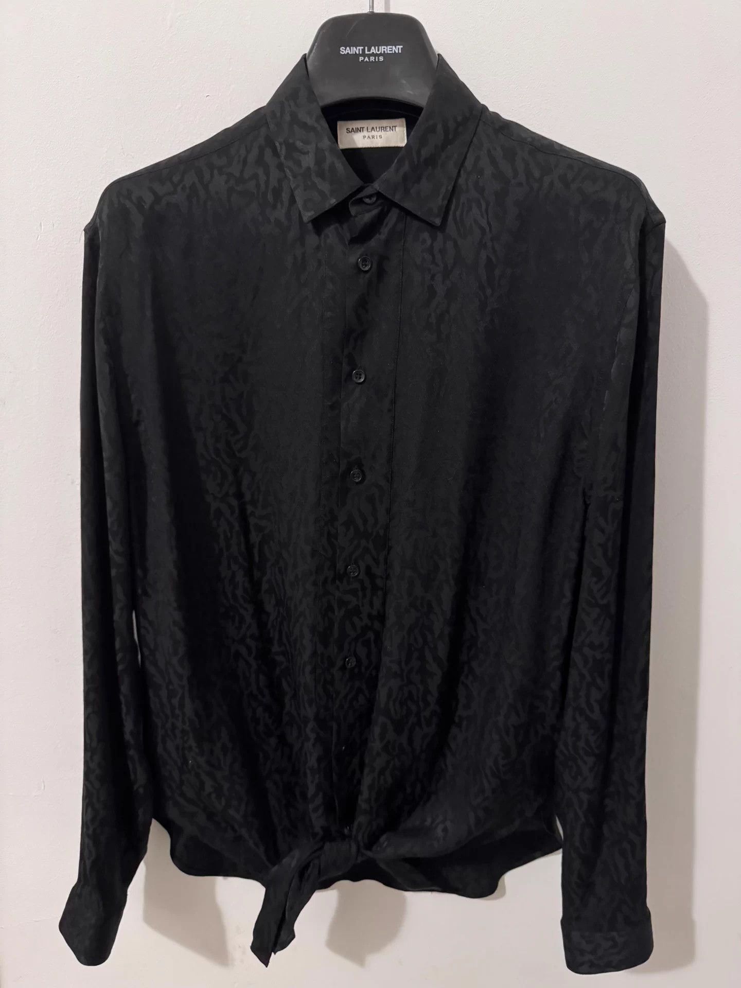 Saint Laurent Paris Saint Laurent SLP20FW runway style mulberry silk shirt Size US M / EU 48-50 / 2 - 1 Thumbnail