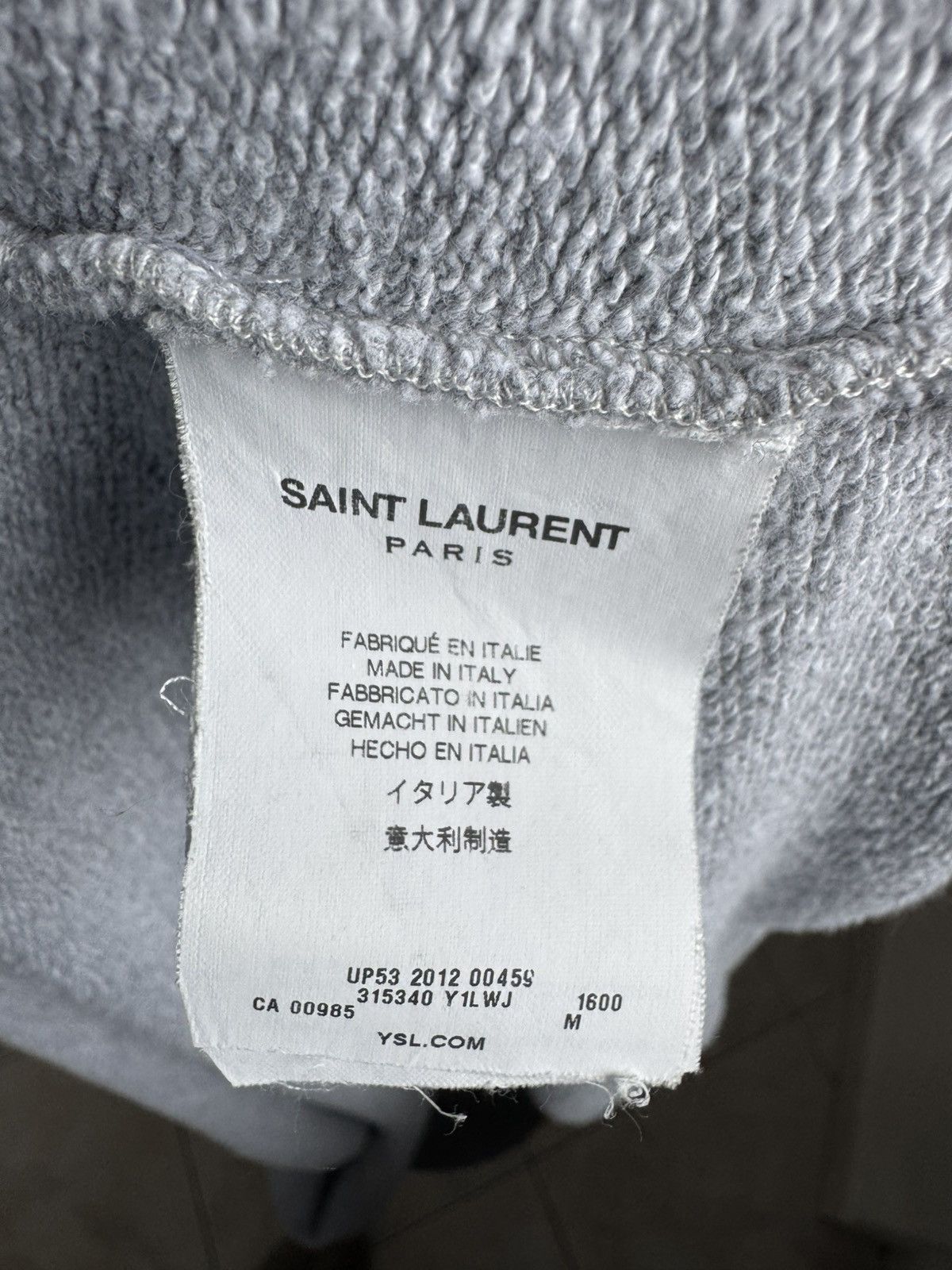 Saint Laurent Paris Saint Laurent Hoodies Size US M / EU 48-50 / 2 - 8 Thumbnail