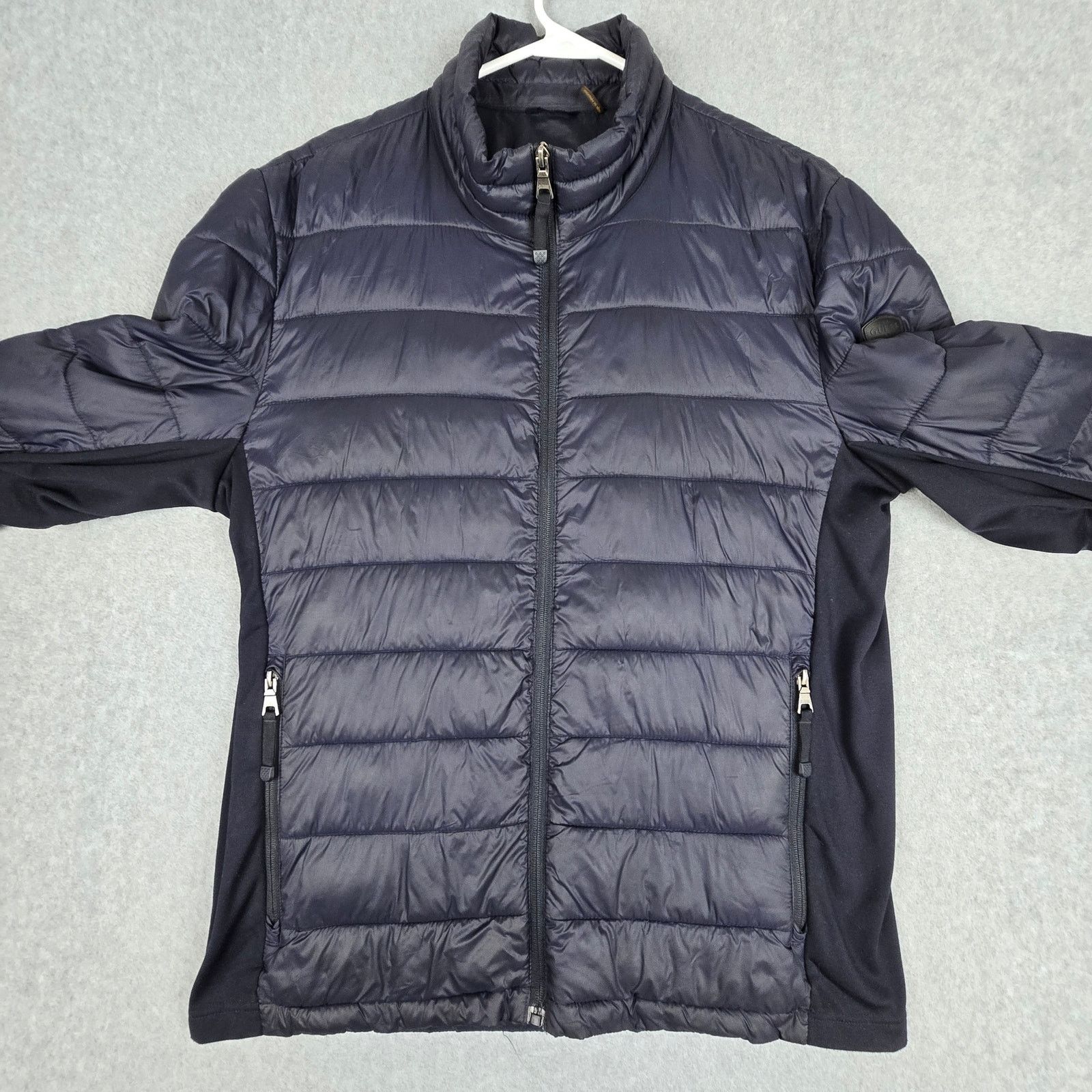 Guess Guess Large Navy Blue Lightweight Puffer Jacket Size US L / EU 52-54 / 3 - 4 Thumbnail