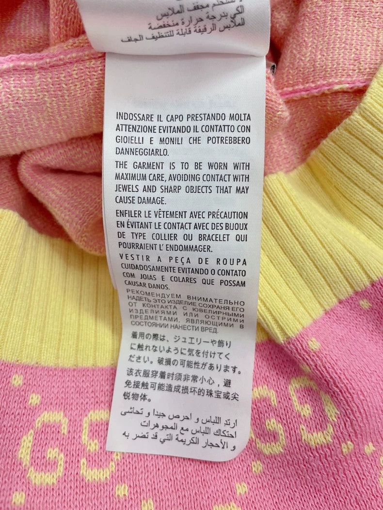 Gucci Gucci Macaron color-blocked knitted jacket 2504-Nextarrow Size S / US 4 / IT 40 - 7 Thumbnail