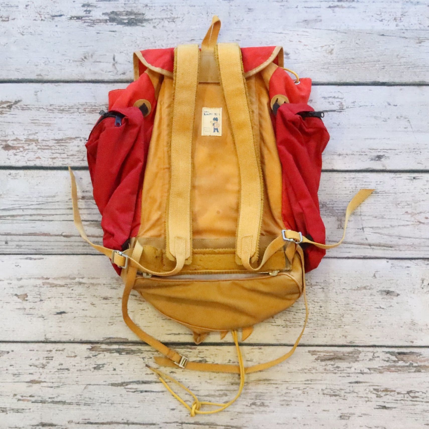 Vintage Vintage Lafuma Mountain Climbing Rucksack Backpack Orange Men’s Nylon Size ONE SIZE - 2 Thumbnail