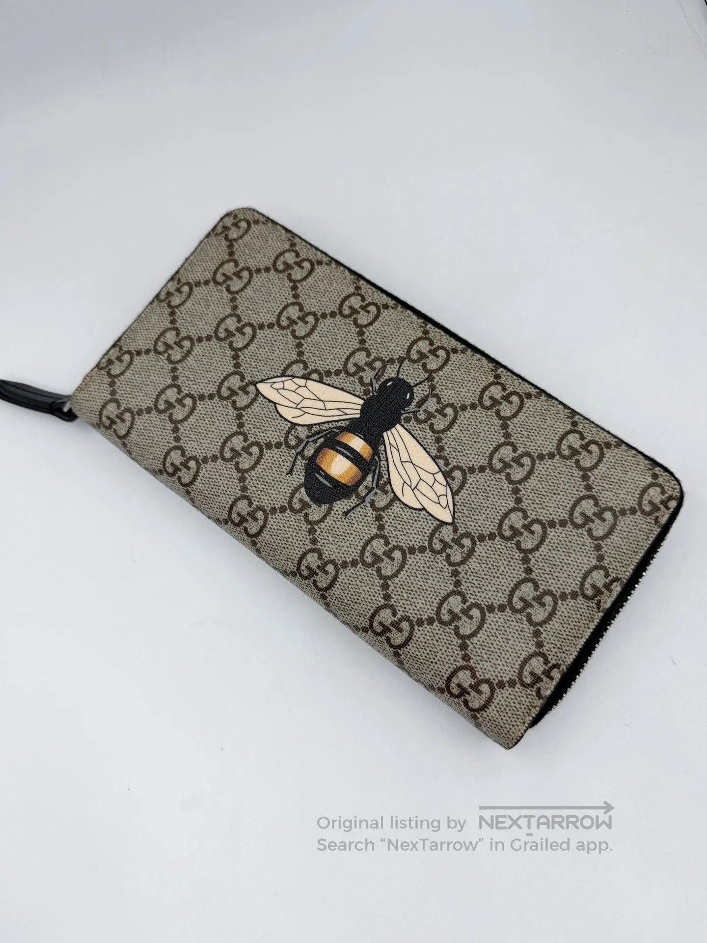 Gucci Gucci GG Monogram Bee Print Long Wallet. Size ONE SIZE - 3 Thumbnail