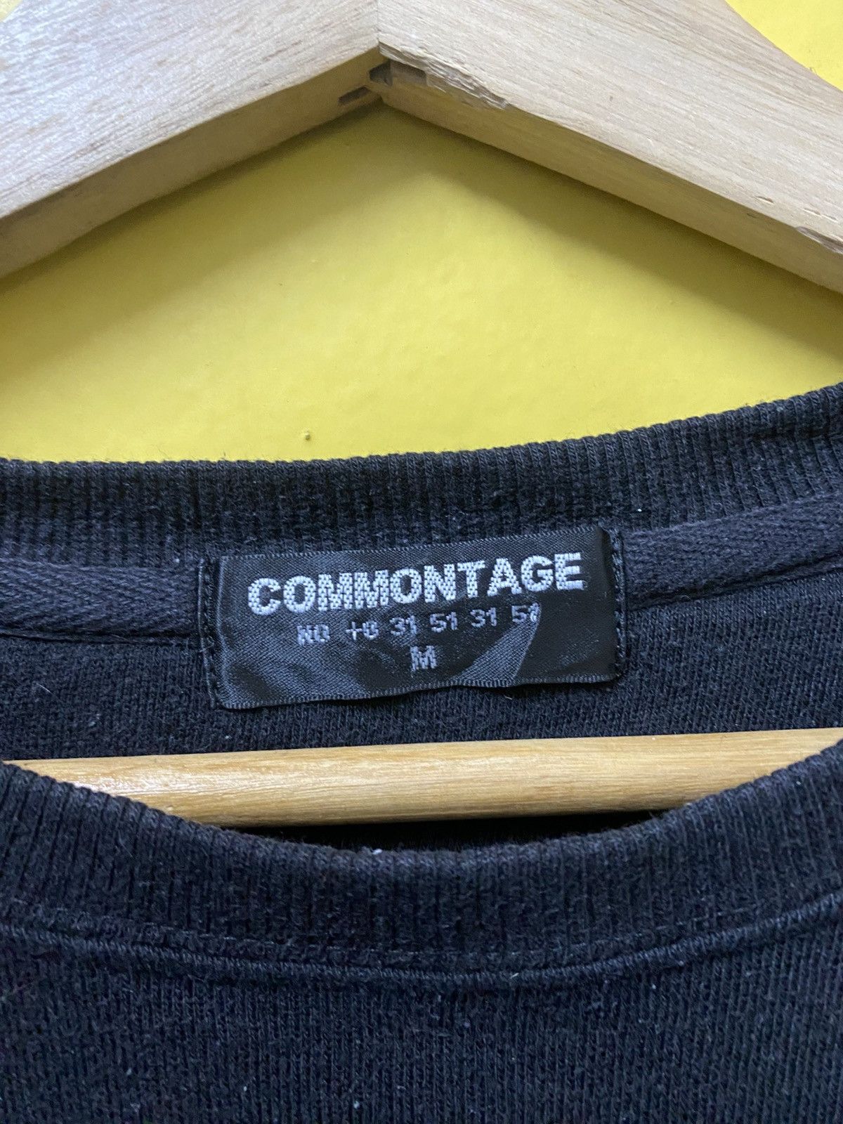 The Unbranded Brand Commontage Sweatshirt Crewneck Black Colour Size US M / EU 48-50 / 2 - 5 Thumbnail