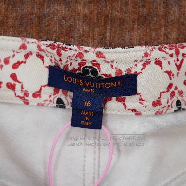 Louis Vuitton Louis Vuitton Floral full print skirt Size 35" - 3 Thumbnail