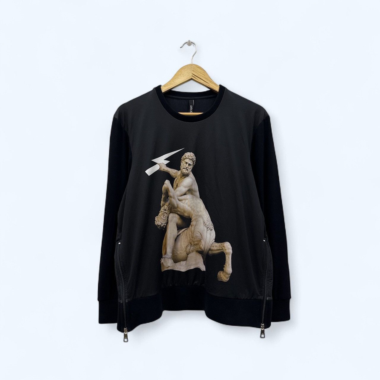 Neil Barrett Niel Barret Fashion Crewneck Size US M / EU 48-50 / 2 - 1 Thumbnail
