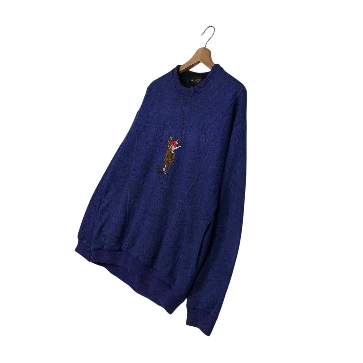 Japanese Brand 🔥VINTAGE SWEATSHIRT POLO PLAYER DESIGN BIG LOGO Size US M / EU 48-50 / 2 - 4 Thumbnail