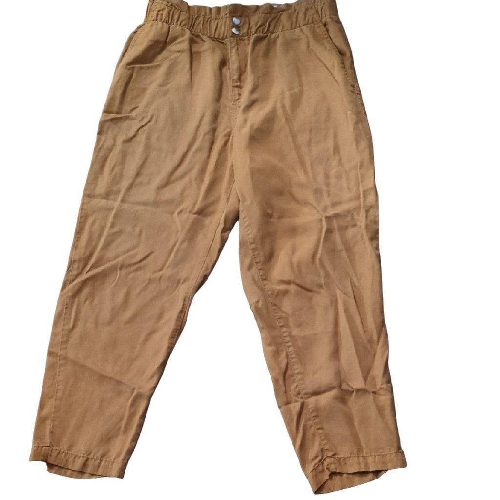 Loft Loft Tan Lyocell Pants Size Medium Size 29" - 1 Thumbnail