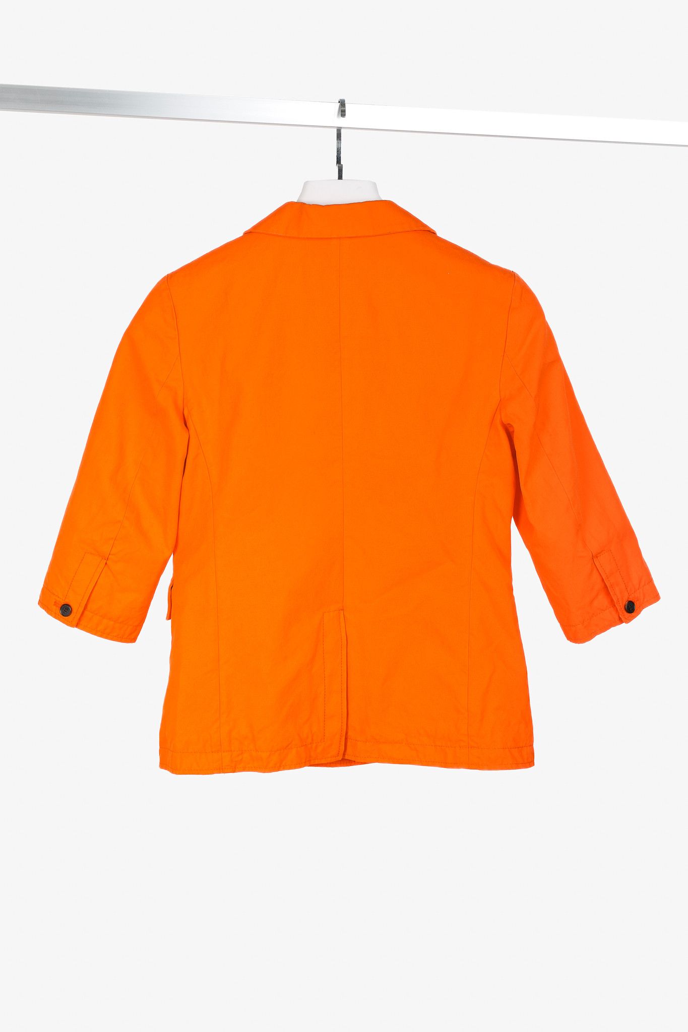 Marni Marni SS/12 Orange Cotton Double-Breasted Blazer Size XS / US 0-2 / IT 36-38 - 2 Thumbnail