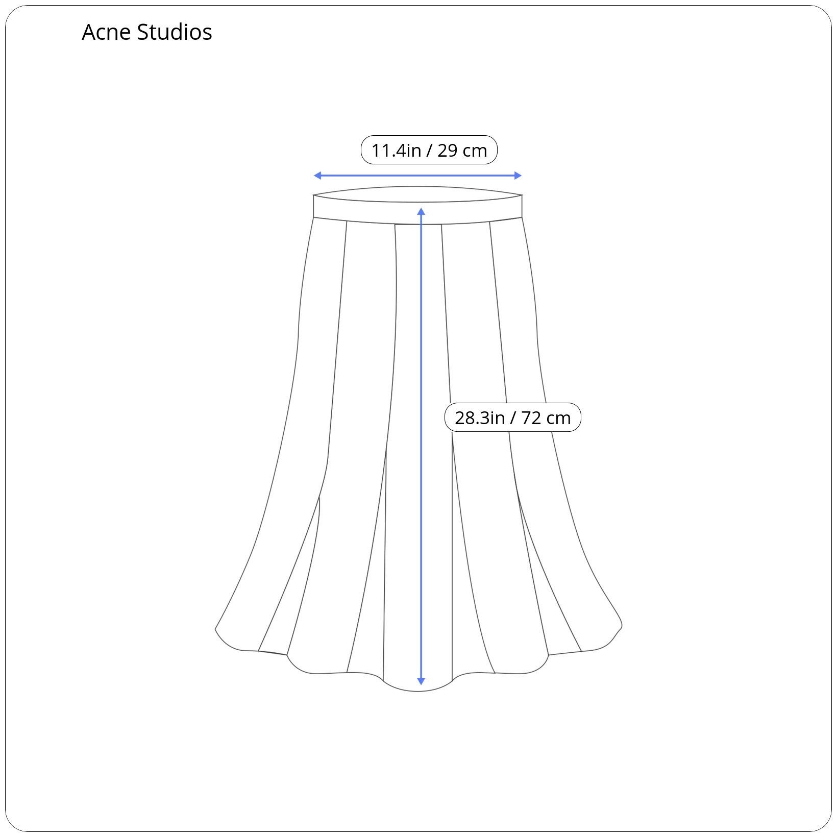 Acne Studios ⚡️QUICK SALE⚡️Acne Studios Orange Checked A-Line Skirt Size 25" / US 0 / IT 36 - 6 Thumbnail