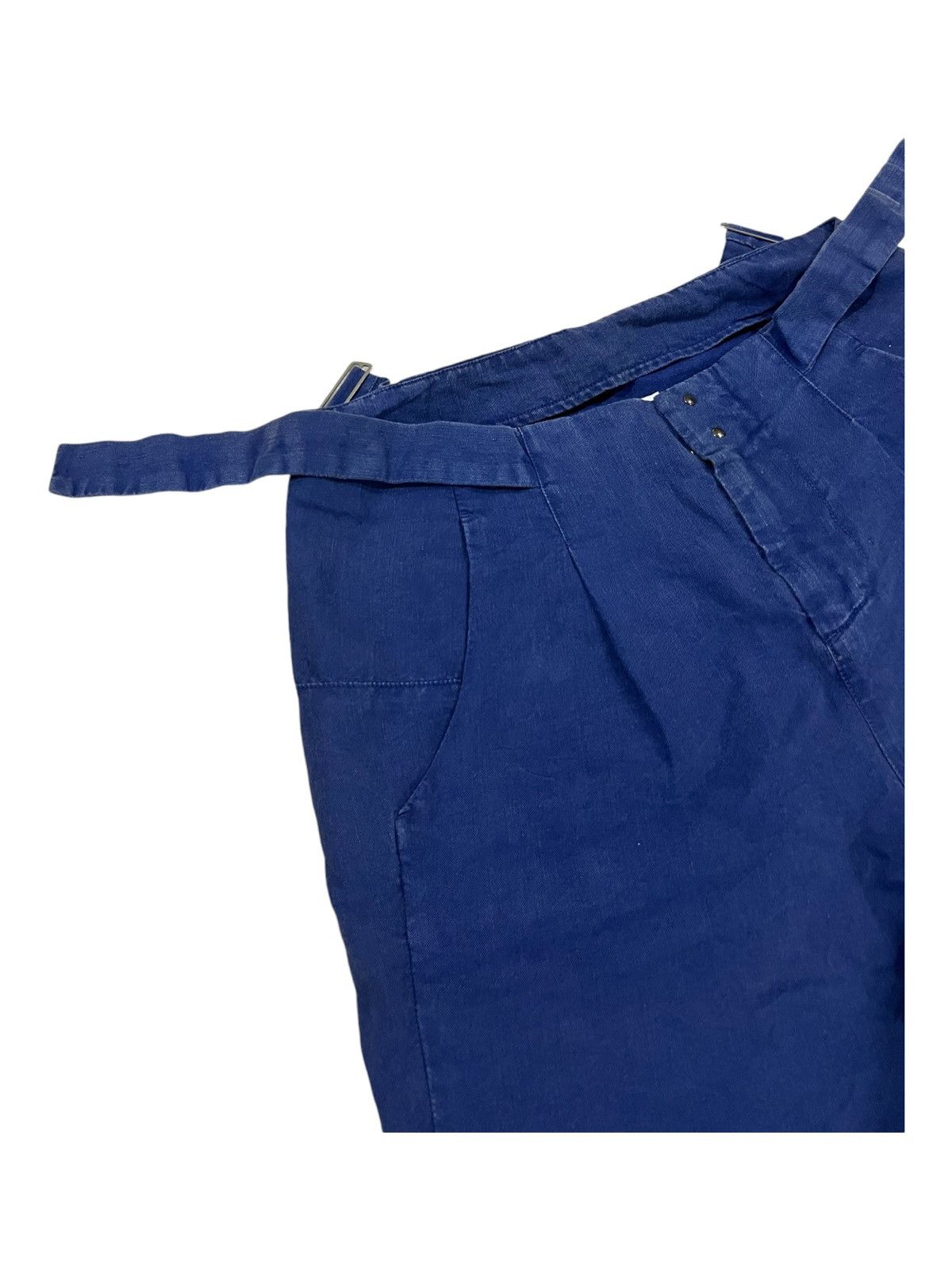 Maison Margiela × Seditionaries Maison Martin Margiela Bondage Strap Buckle Linen Crop Pants Size US 26 / EU 42 - 4 Thumbnail