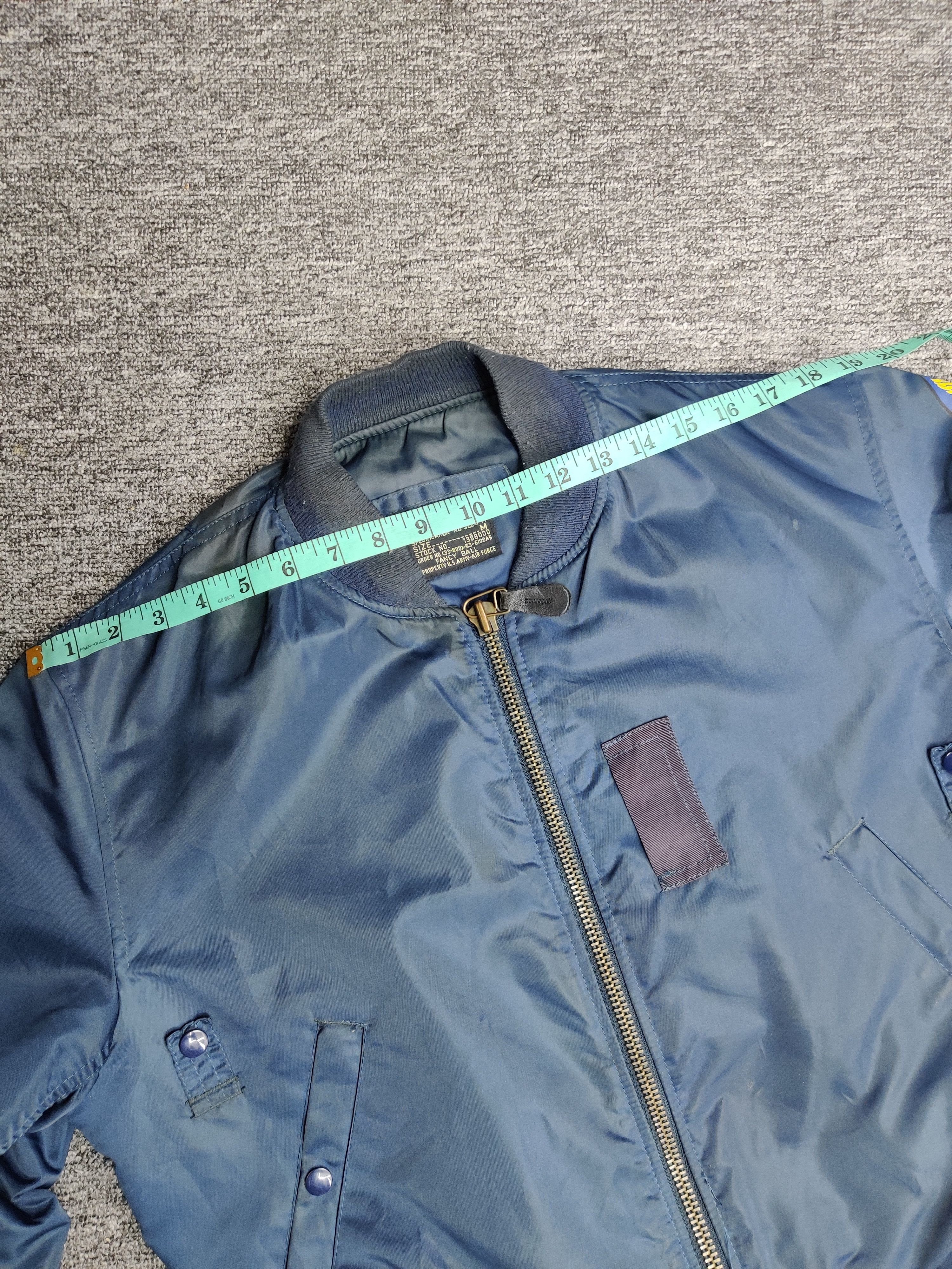 Vintage Vintage Fancy Ball Us Air Force Ma-1 Bomber Flight Jacket Size US M / EU 48-50 / 2 - 17 Thumbnail
