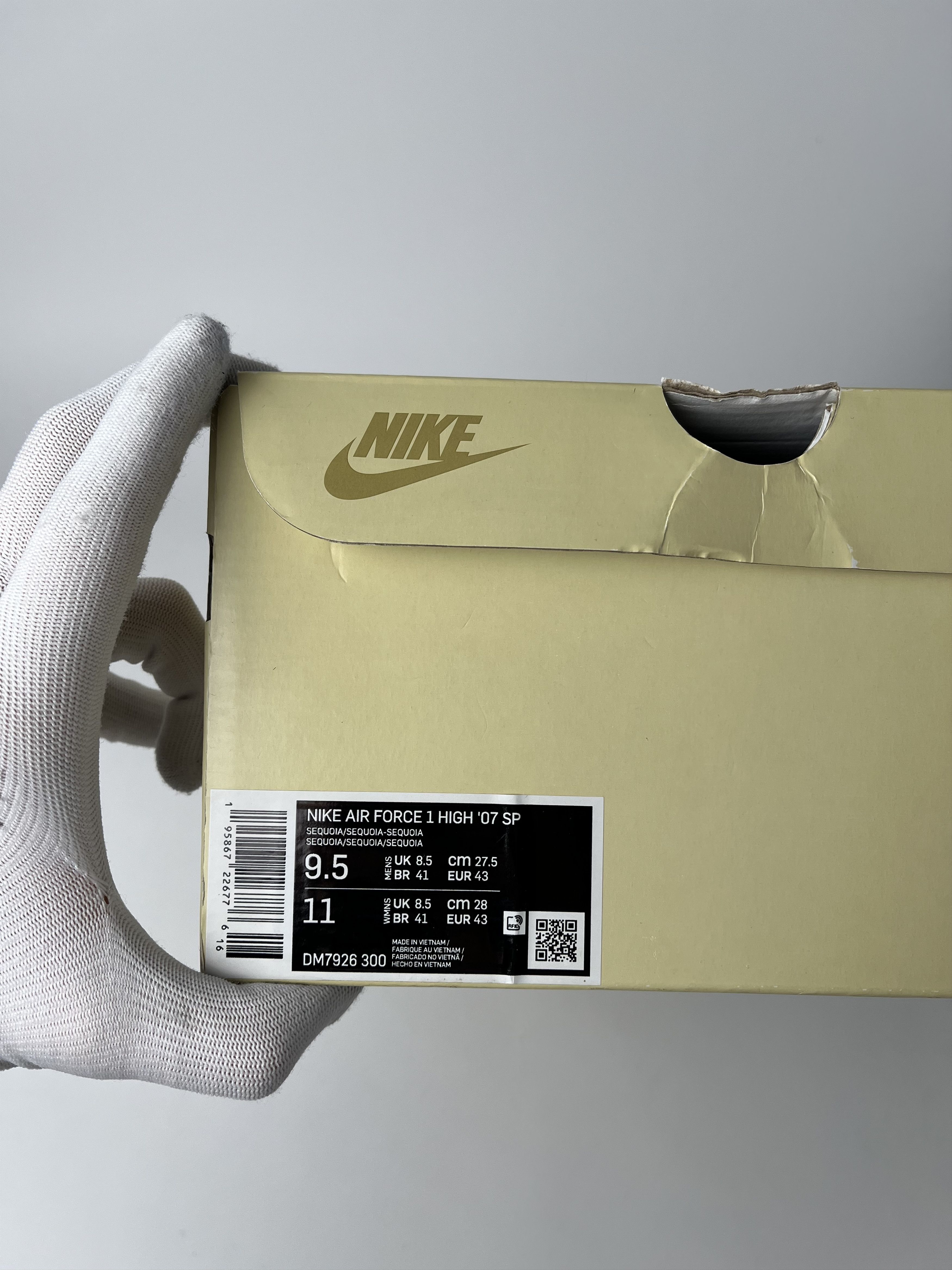 Billie Eilish × Nike High-top sneakers Nike x Billie Eilish Air Force 1 High '07 Size US 9.5 / EU 42-43 - 8 Thumbnail