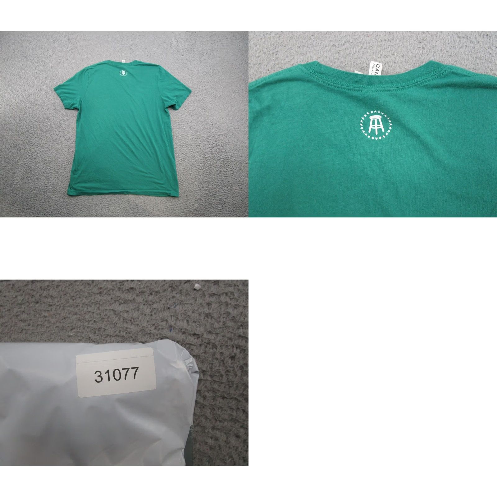 Vintage Barstool Sports Irish St Patrick Golfer Double Sided T-Shirt L Green Men Short Sleeve Crew Neck Bella + Canvas Vintage: No Size US L / EU 52-54 / 3 - 9 Thumbnail