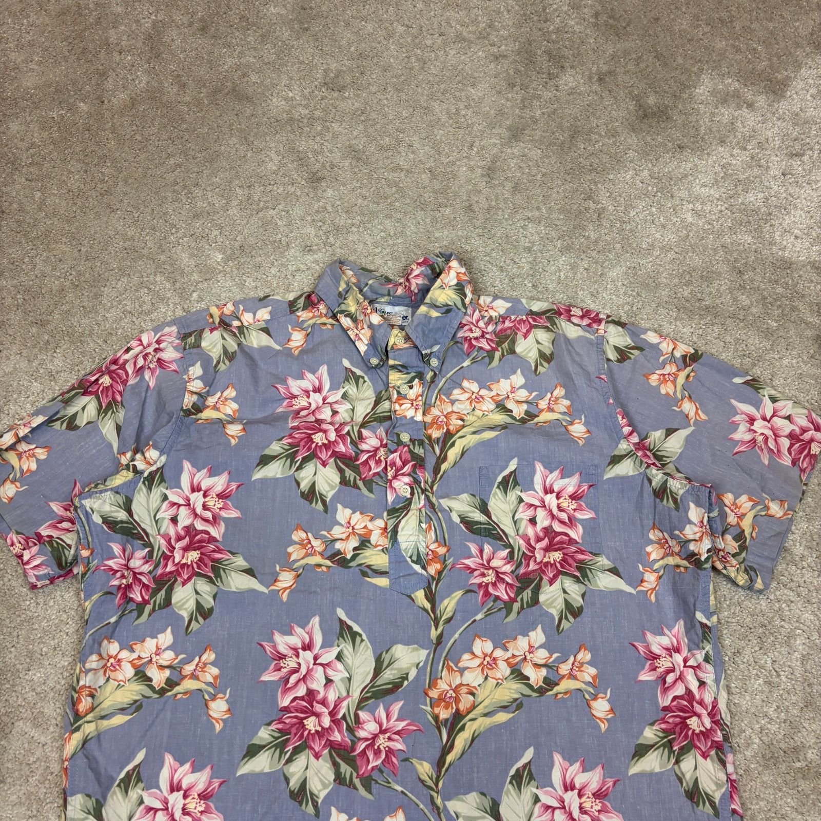 Reyn Spooner Vintage 90s Reyn Spooner Floral Hawaiian Shirt Men's Large Size US L / EU 52-54 / 3 - 2 Thumbnail