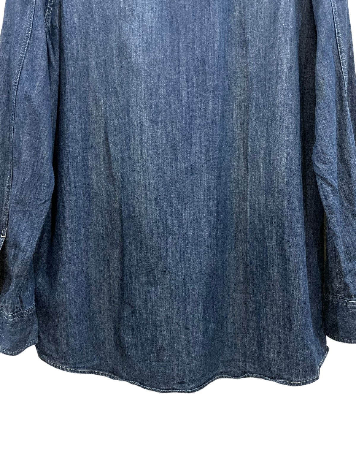 Japanese Brand × Jun Takahashi Vtg Y2k Uniqlo Faded Button Denim Jeans Flannel Size US XL / EU 56 / 4 - 10 Thumbnail