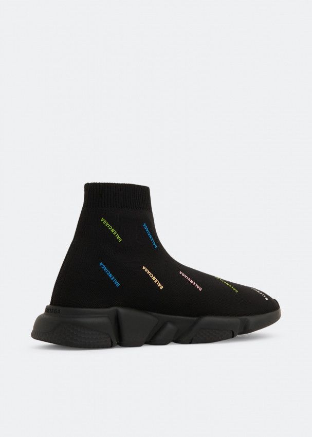Balenciaga o1mt1gz1224 KIDS - Speed Allover Logo Recycled Sneakers Size US 5 / EU 37 - 3 Thumbnail