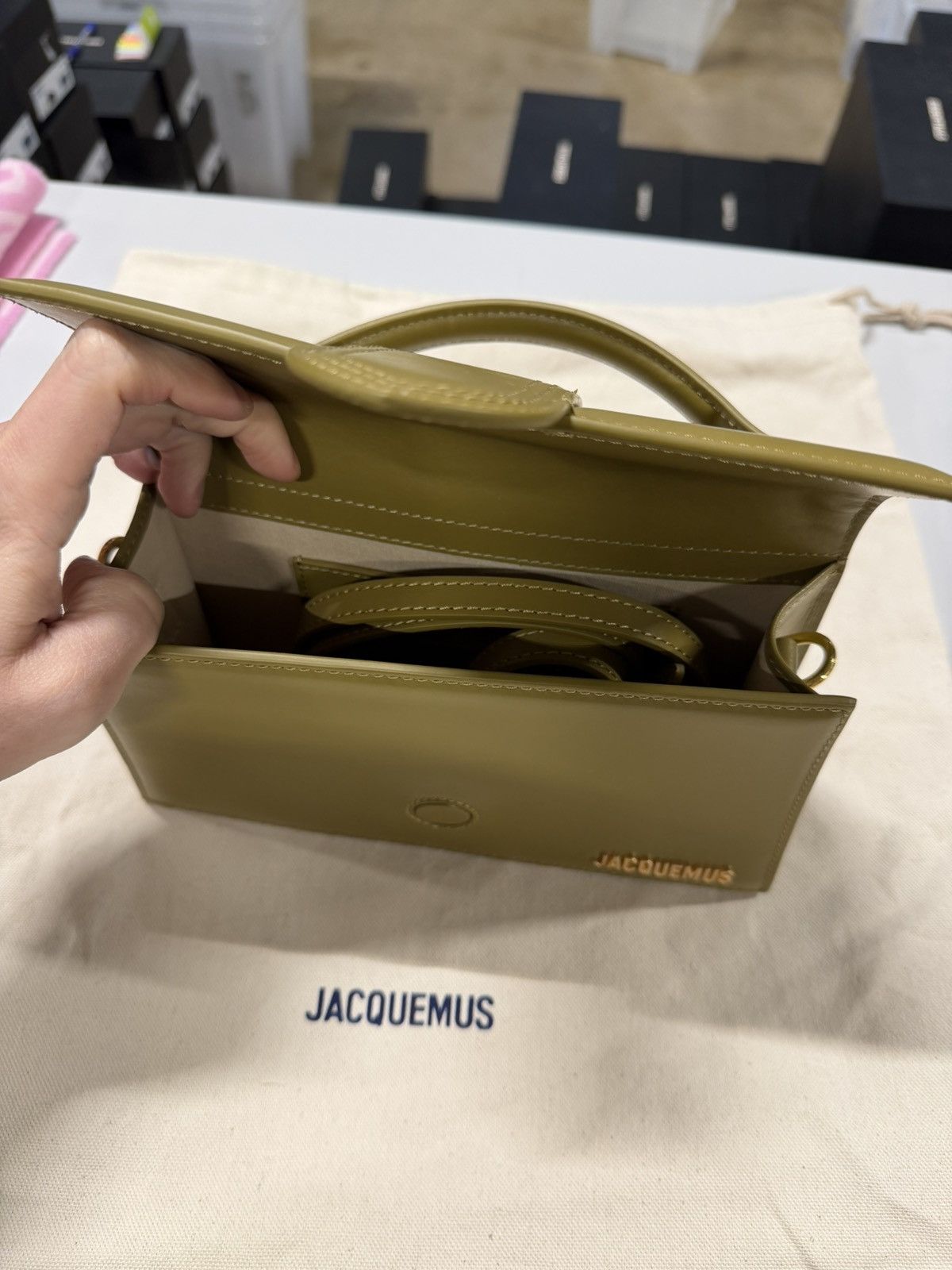Jacquemus Jacquemus Le Grand Bambino Shoulder Bag Size ONE SIZE - 7 Thumbnail