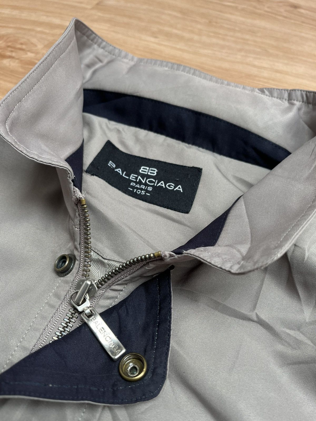 Balenciaga Balenciaga Paris Vintage Jacket Big Logo Hideen Hood Size US L / EU 52-54 / 3 - 8 Thumbnail