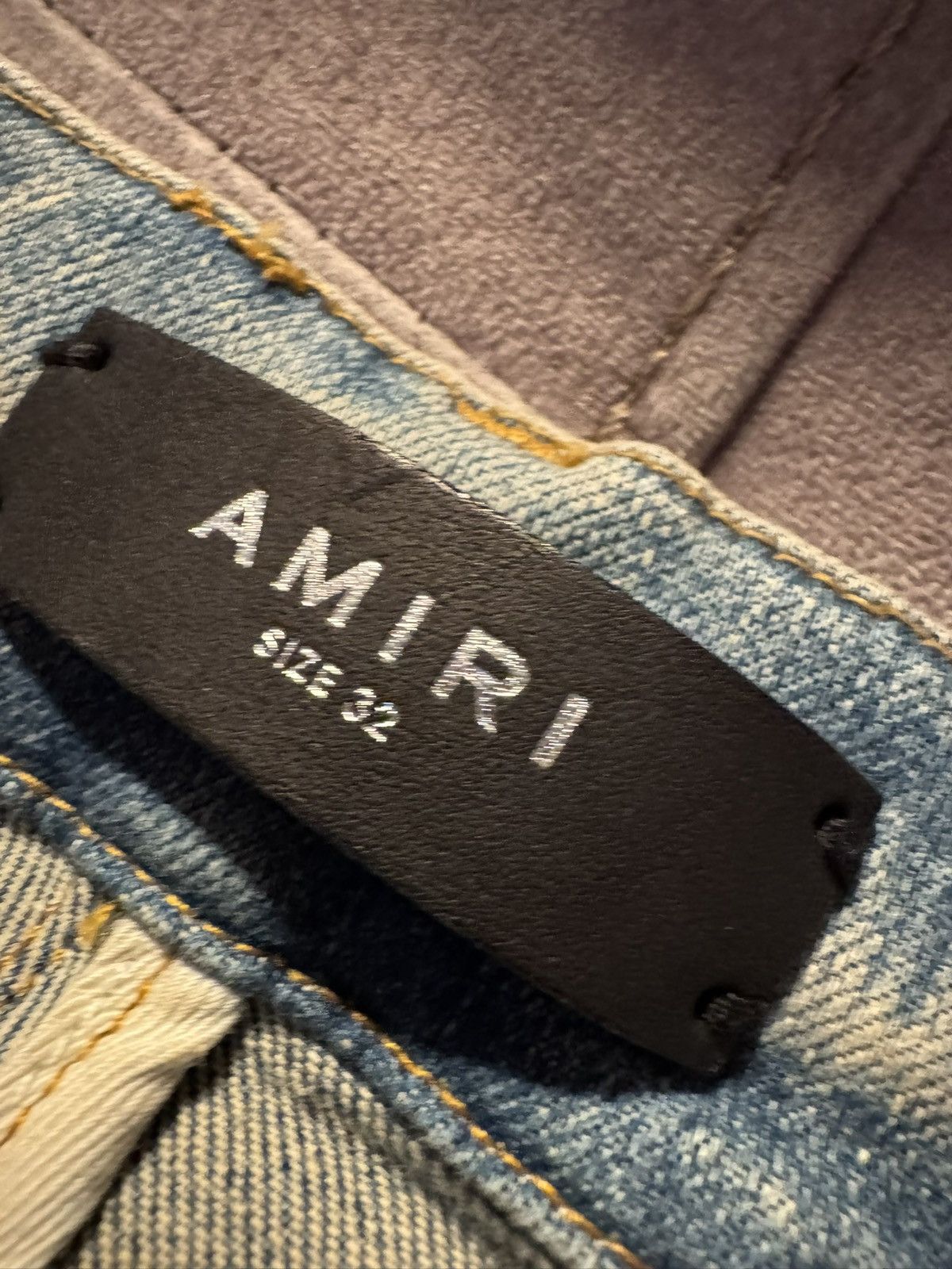 Amiri AMIRI jeans STUDY REAL TAPE MEASUREMENTS BY TAPE IN PHOTOS Size US 32 / EU 48 - 12 Thumbnail