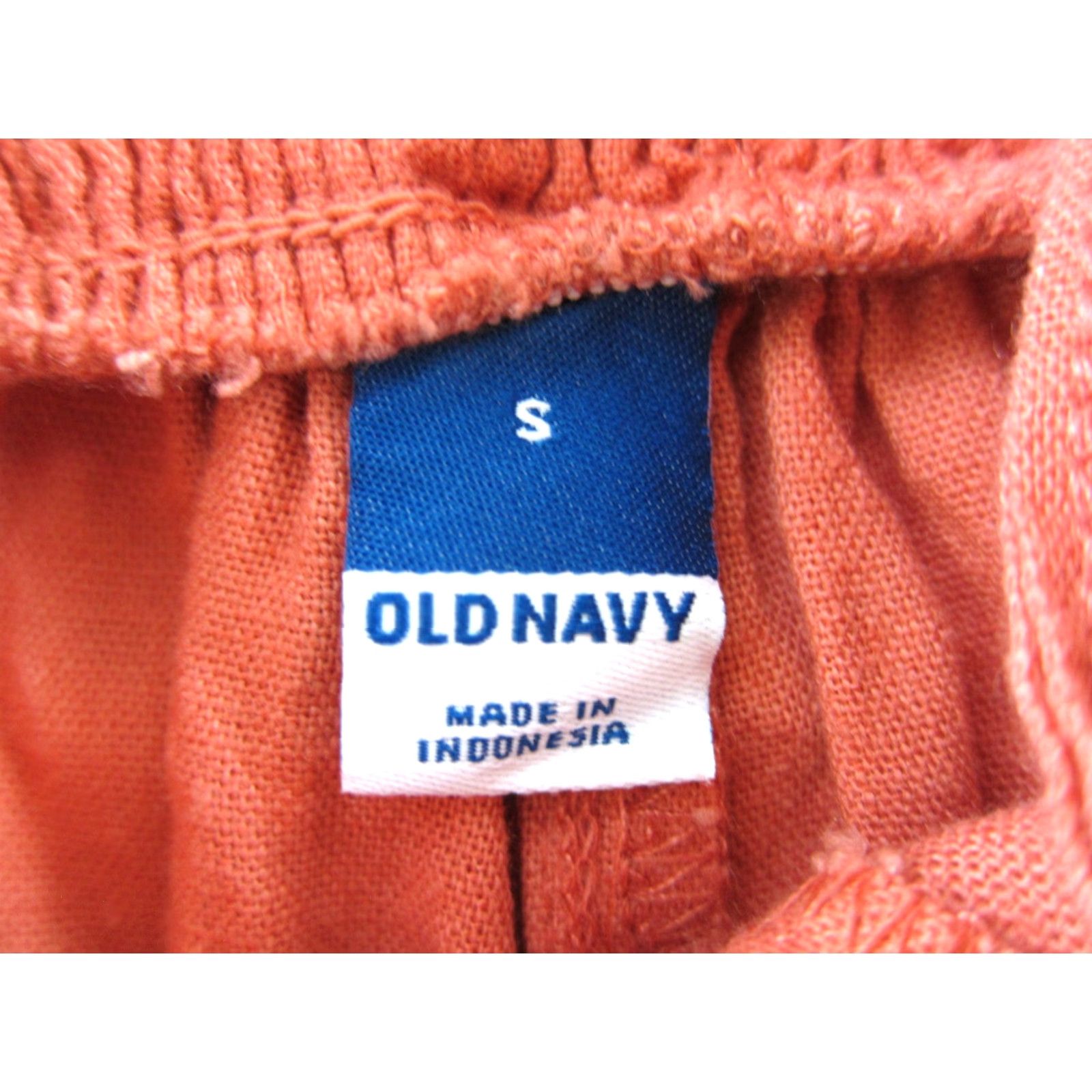 Old Navy Old Navy Romper Jumpsuit Pocket Shorts Pink Coral Linen Rayon Women Small Short Sleeve Shirt Dress? Size 28" / US 6 / IT 42 - 4 Thumbnail