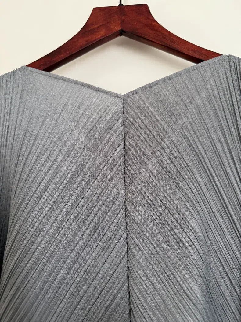 Issey Miyake Issey Miyake Gray Dress Size XXL / US 16-18 / IT 52-54 - 4 Thumbnail