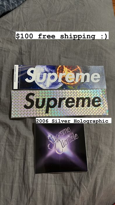 Supreme Holographic Box Logo Stickers, 2006