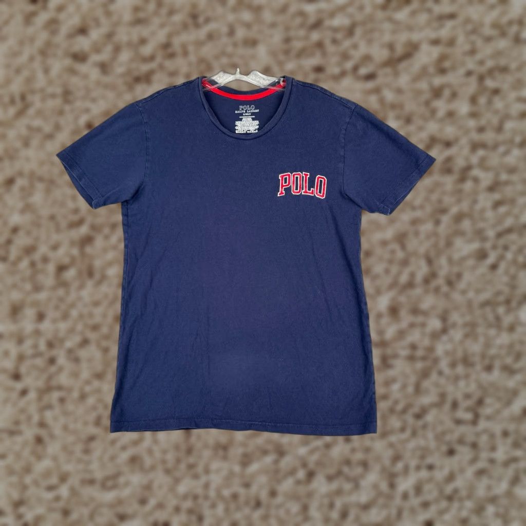 Ralph Lauren Polo Ralph Lauren Shirt Men Small Blue Crew Neck Short Sleeve 100% Cotton READ Size US S / EU 44-46 / 1 - 1 Thumbnail