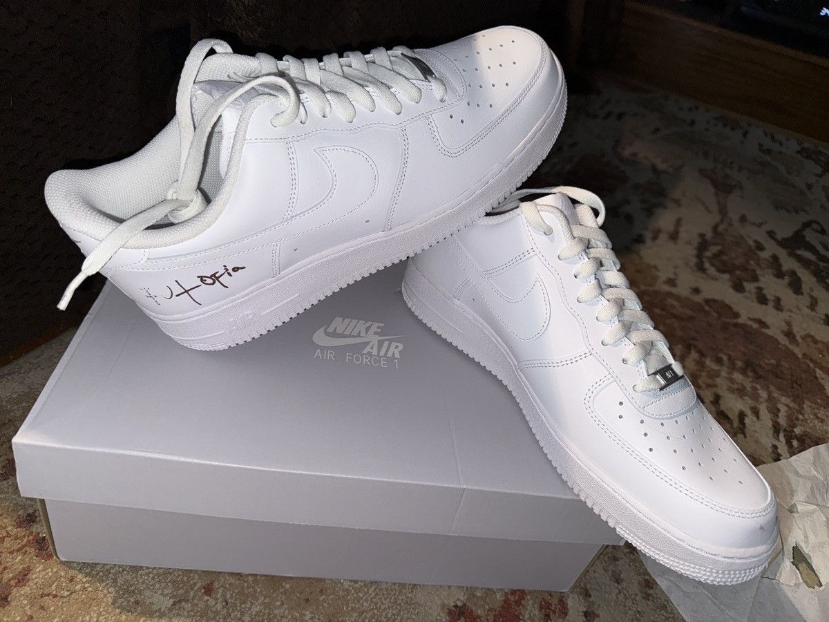Nike × Travis Scott Nike x Travis Scott Air Force 1 ‘07 “Utopia” NEW! Size 12 Size US 12 / EU 45 - 1 Thumbnail