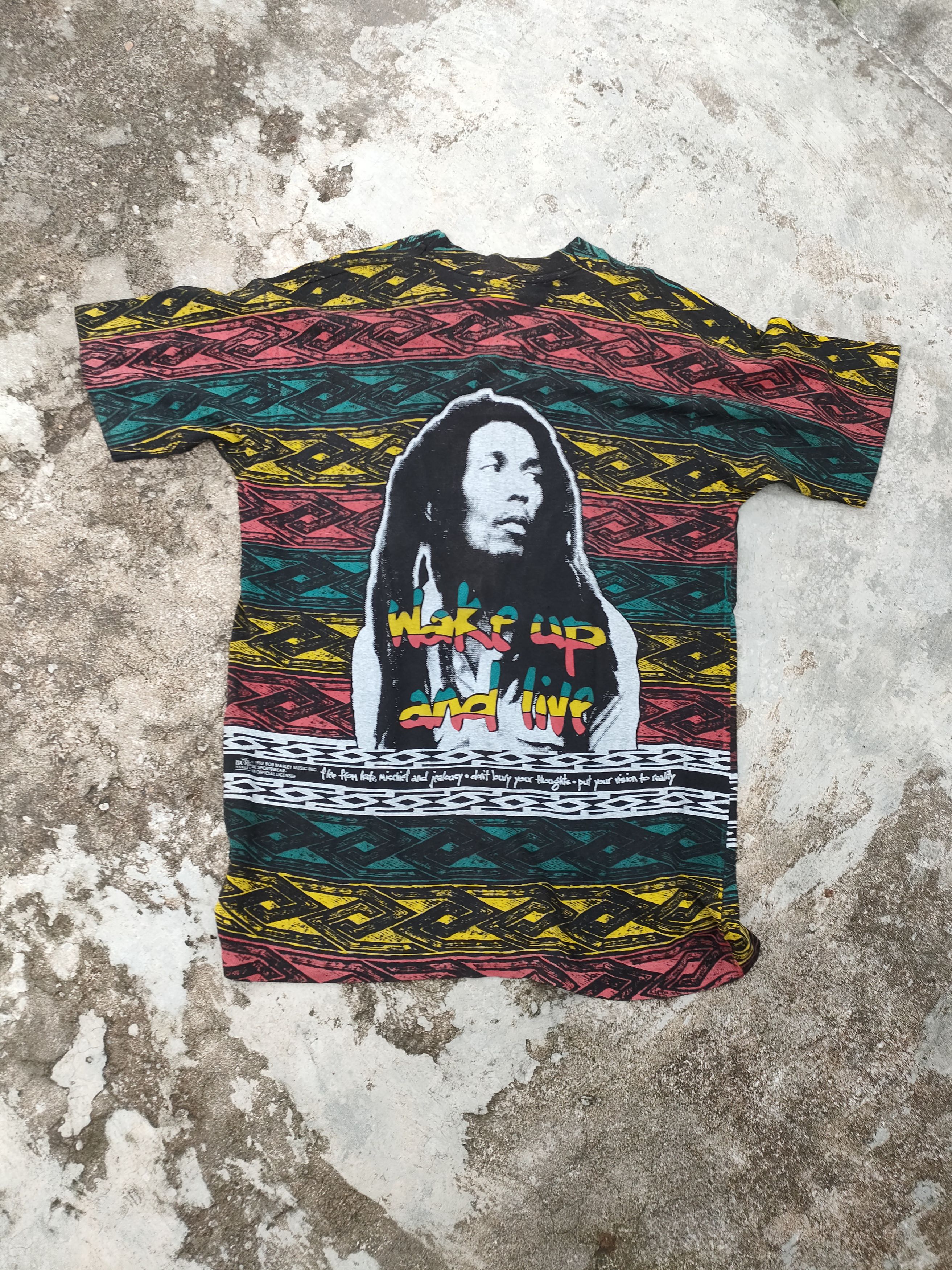 Bob Marley × Vintage Bob Marley Positif Vibration Size US L / EU 52-54 / 3 - 1 Thumbnail