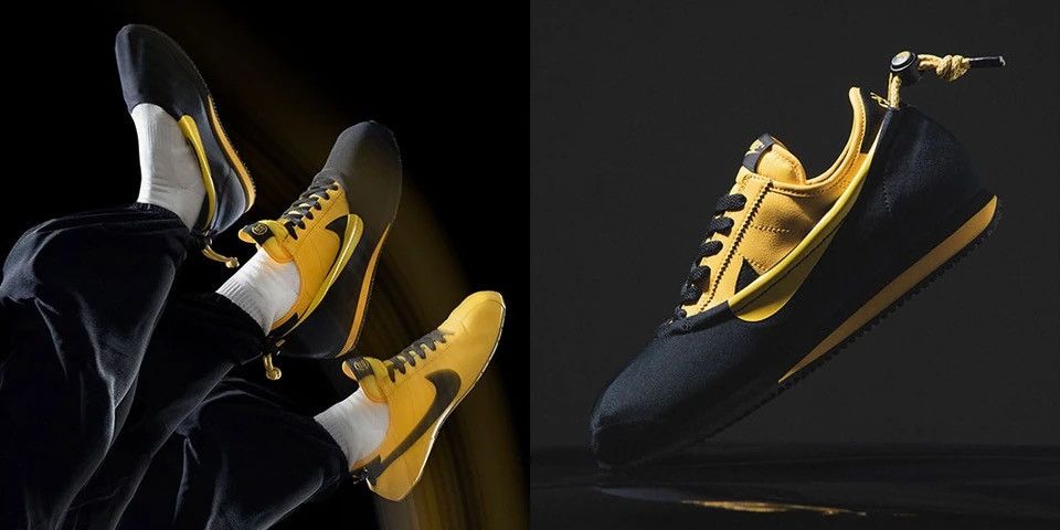 CLOT × Nike Nike x Clot “CLOTEZ” Yellow/Black Bruce Lee Size US 9 / EU 42 - 13 Thumbnail