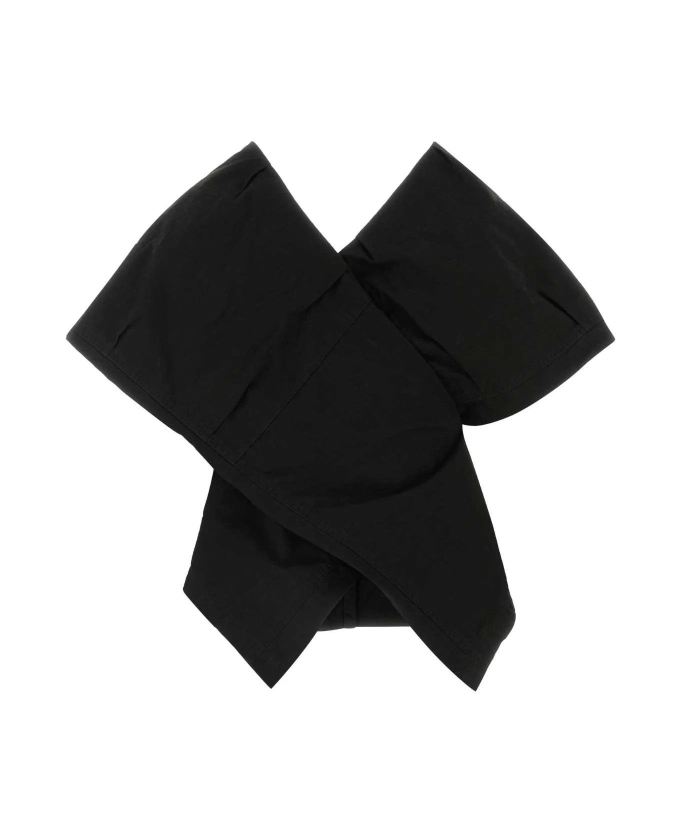 Balenciaga o1s1wg110126 Blend Top in Black Size S / US 4 / IT 40 - 2 Thumbnail