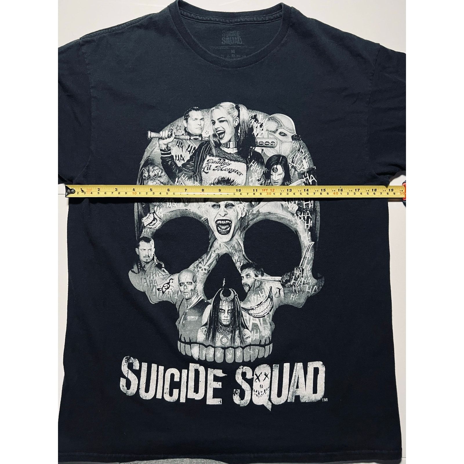 DC Comics Suicide Squad Skull Skeleton of Characters Black T-Shirt Size US M / EU 48-50 / 2 - 5 Thumbnail