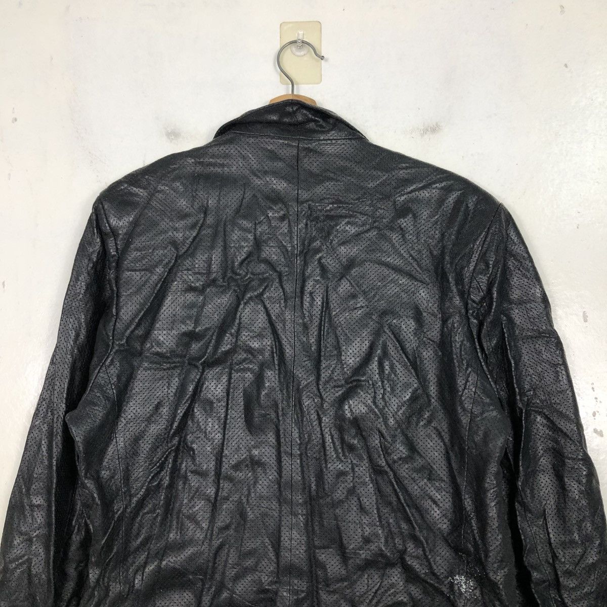 Japanese Brand Vintage Leather Jacket Ferrara Italy Issey Miyake Size US M / EU 48-50 / 2 - 11 Thumbnail