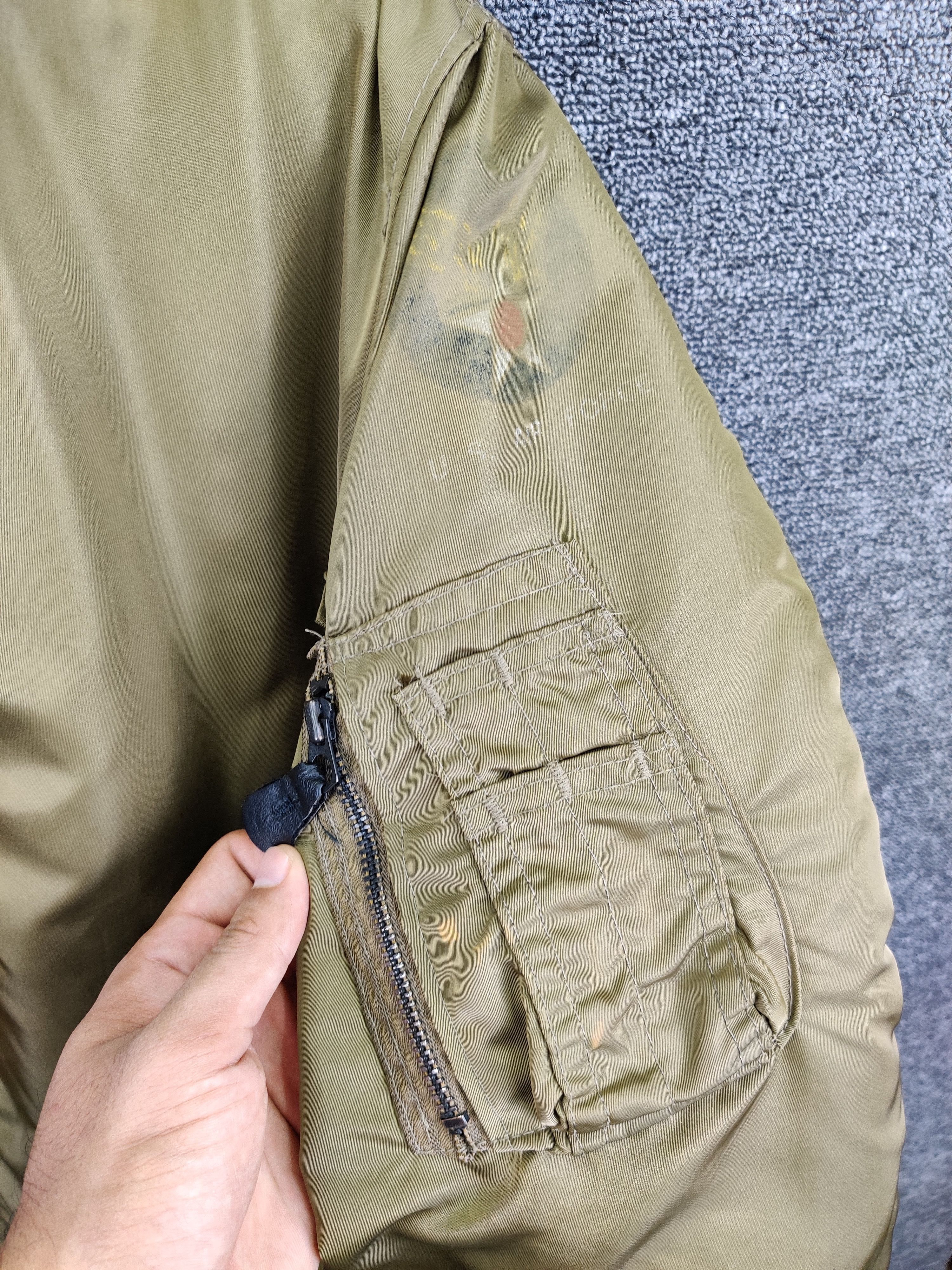 Hope Vintage 90s Hope MFG US Air Force Ma-1 Bomber Flight Jacket Size US L / EU 52-54 / 3 - 8 Thumbnail