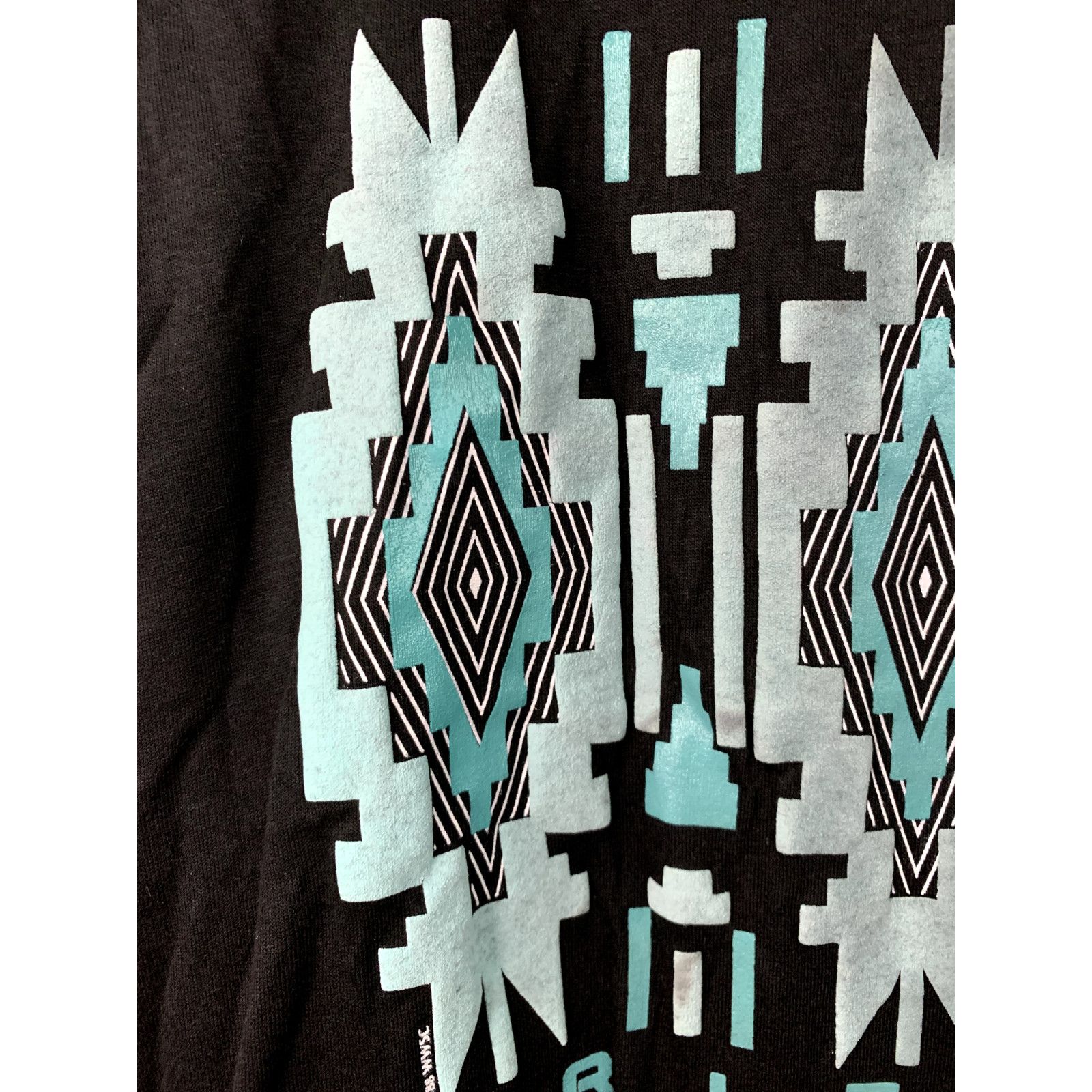 Jerzees Vintage Arizona Shirt Geometric Western Graphic Black Tee Size US M / EU 48-50 / 2 - 6 Thumbnail