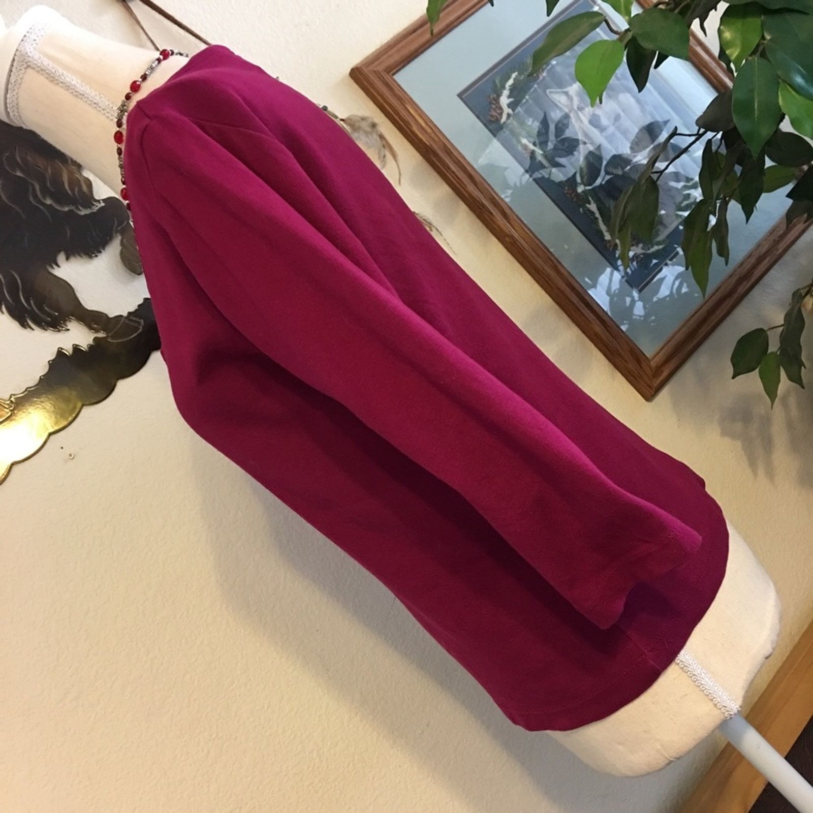 Other Mossimo raspberry 3/4 sleeve soft top S Size S / US 4 / IT 40 - 4 Thumbnail