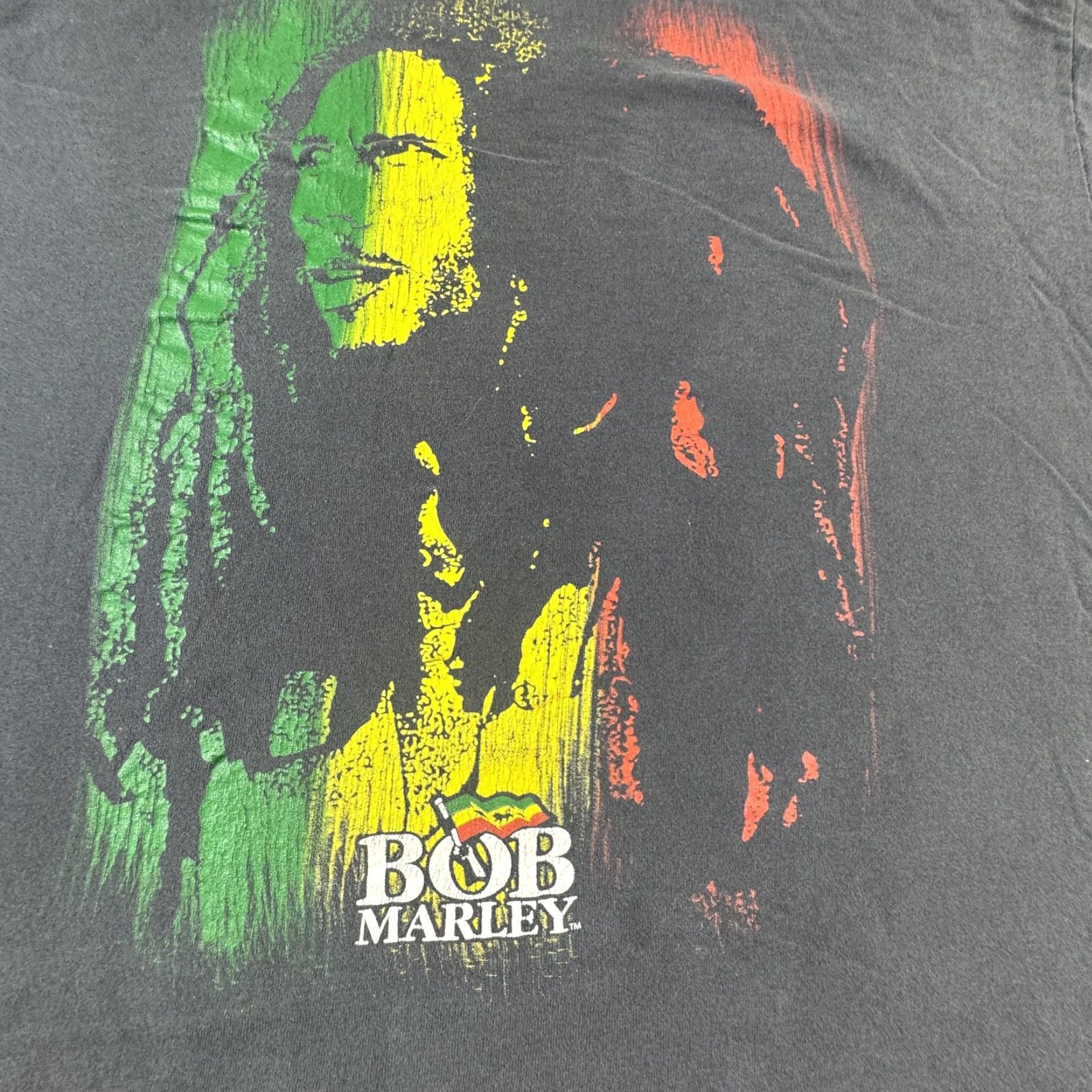 Vintage VINTAGE Bob Marley Shirt Mens XL Black Zion XL Reggae Rasta Graphic Tee Music Legend Size US XL / EU 56 / 4 - 3 Thumbnail