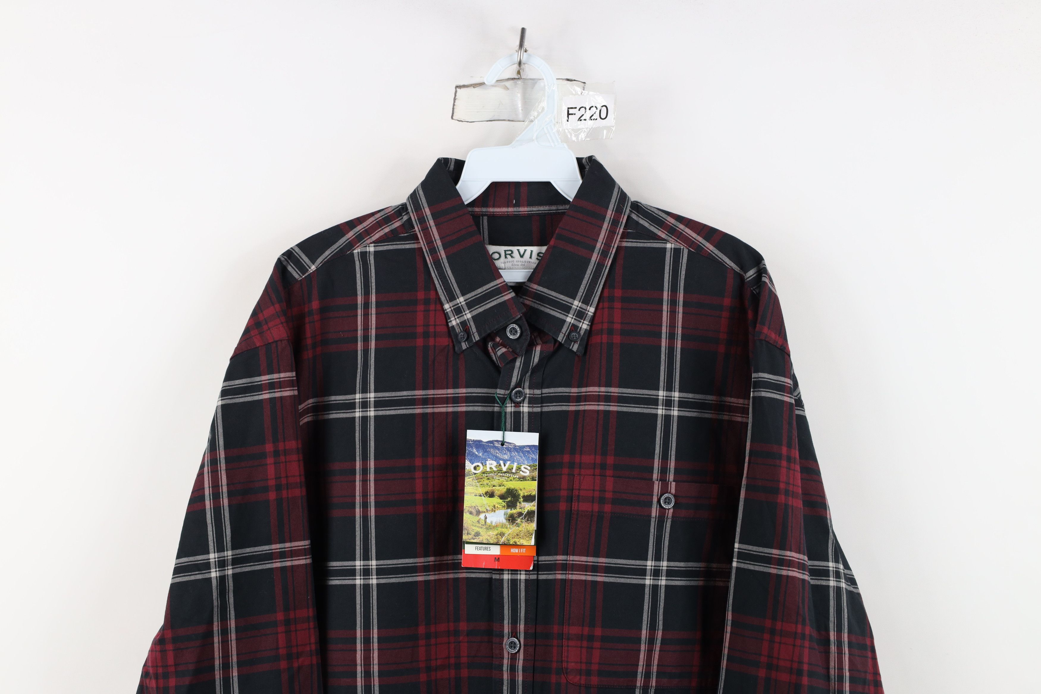 Orvis Deadstock Y2K Orvis Twill Collared Button Down Shirt Plaid Size US M / EU 48-50 / 2 - 2 Thumbnail