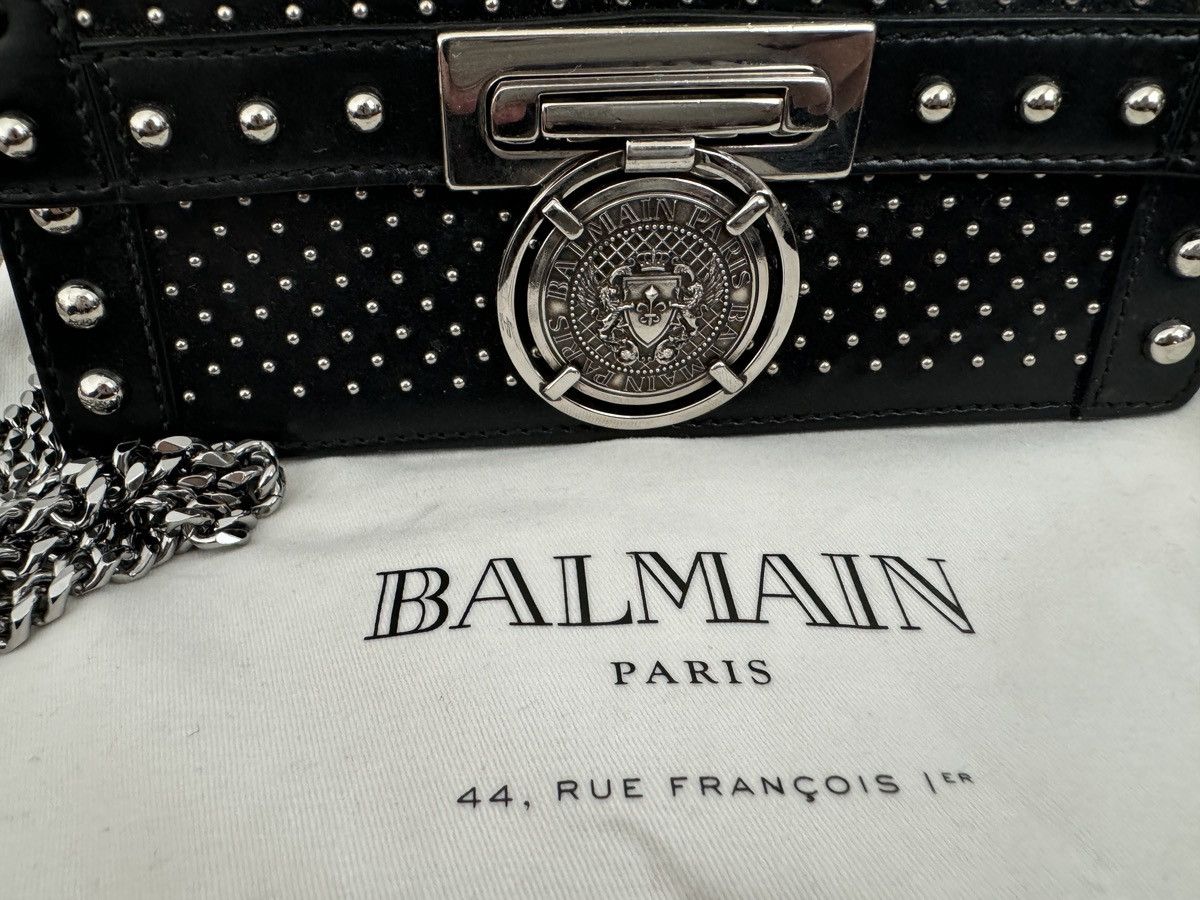 Balmain Balmain Baby Box Studded Shoulder Bag Size ONE SIZE - 2 Thumbnail