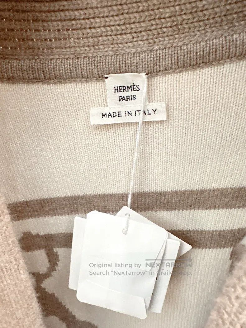 Hermes Hermes Multicolored cashmere long cardigan Size XXS / US 00 / IT 34 - 3 Thumbnail