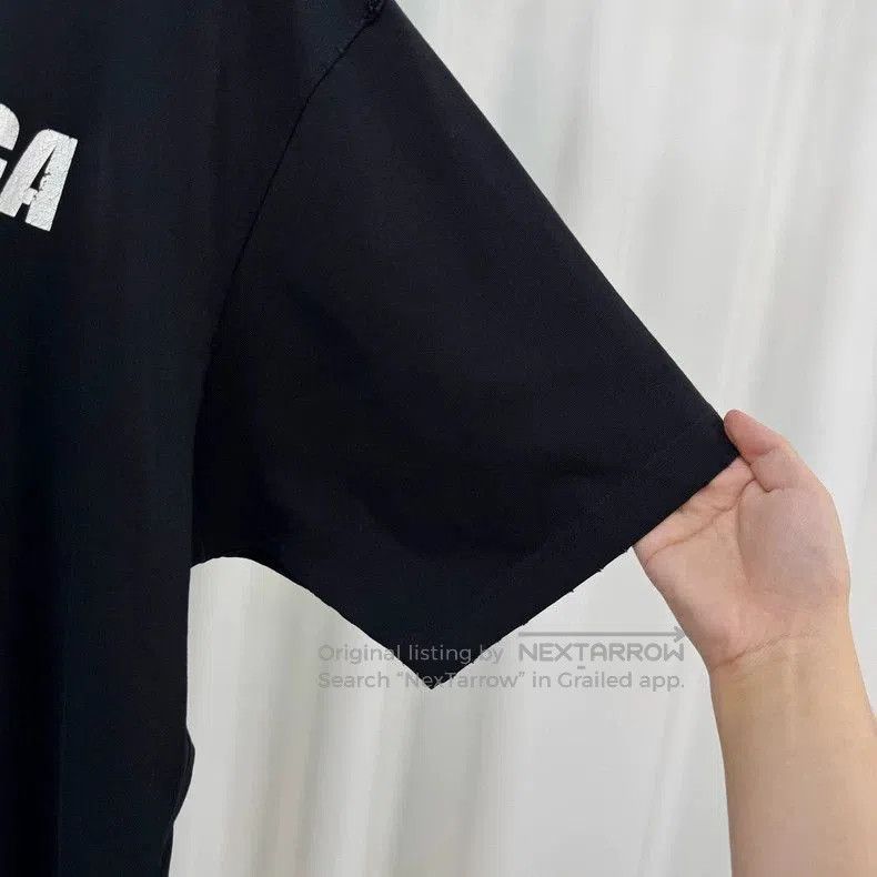 Balenciaga Balenciaga Cracked Logo Print T-Shirt. Size US XXS / EU 40 - 4 Thumbnail