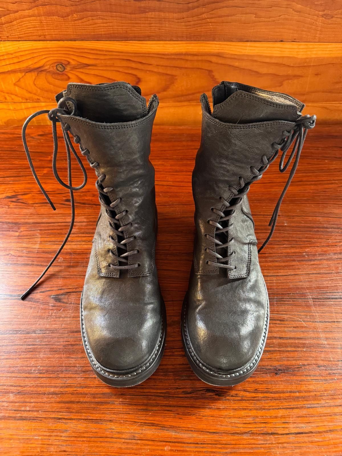 Julius JULIUS Black Twisted Military Lace-Up Boots Size US 9 / EU 42 - 4 Thumbnail