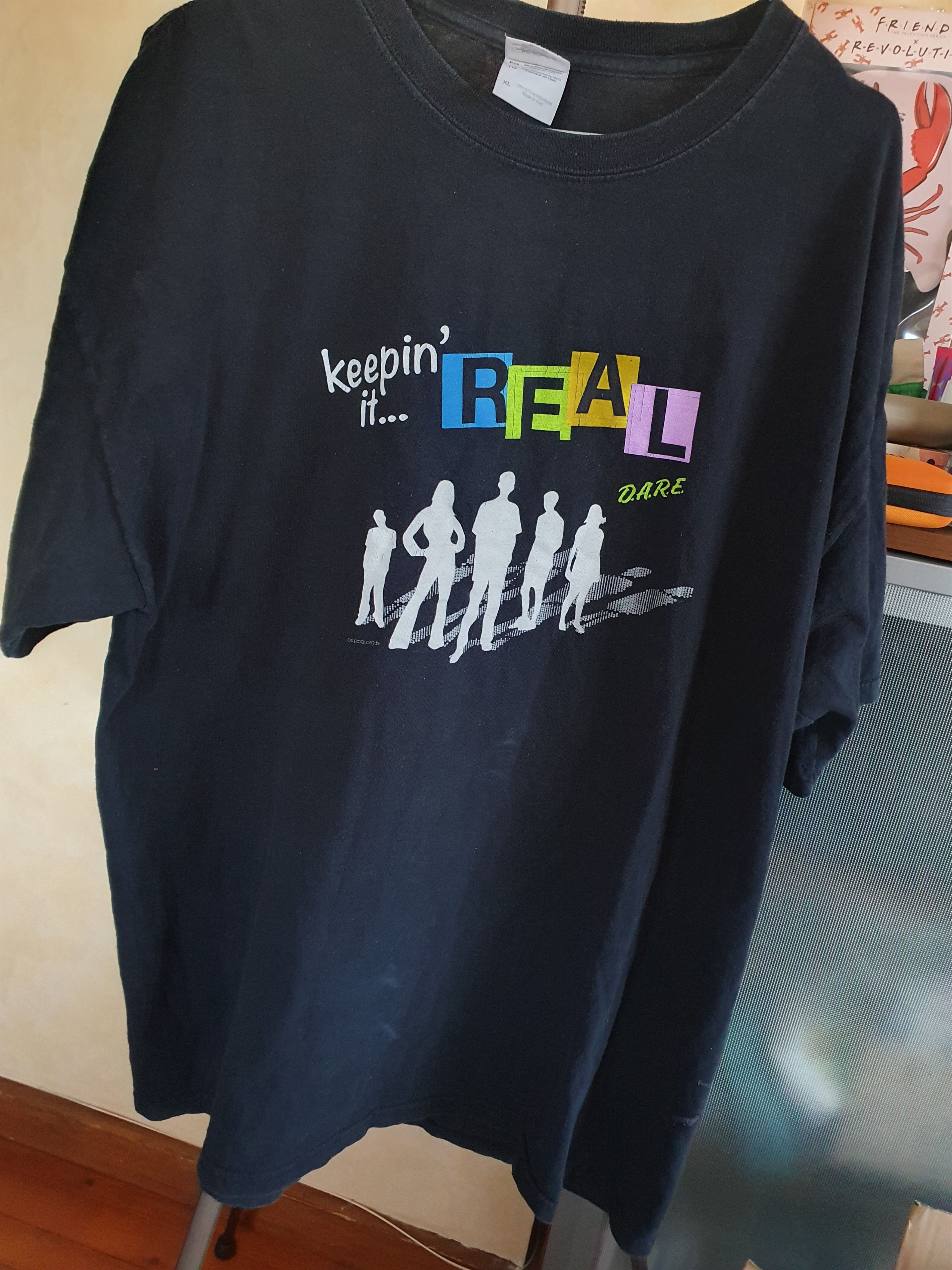 D.A.R.E × Gildan × Vintage D.A.R.E Keepin it Real Vintage t-shirt sz XL Size US XL / EU 56 / 4 - 2 Thumbnail
