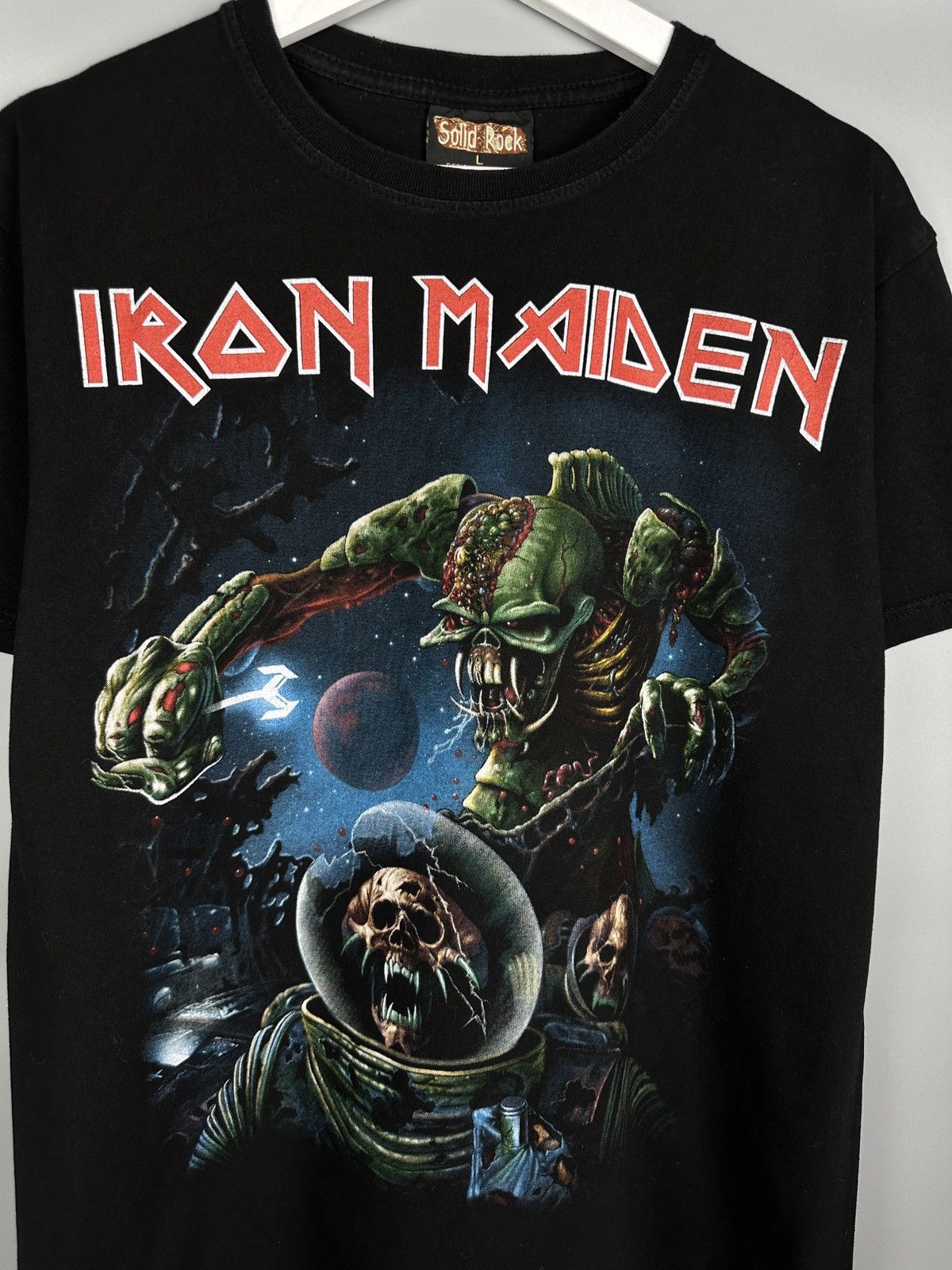 Band Tees Vintage Iron Maiden Final Frontier Graphic T Shirt Tee Rock Size US L / EU 52-54 / 3 - 5 Thumbnail