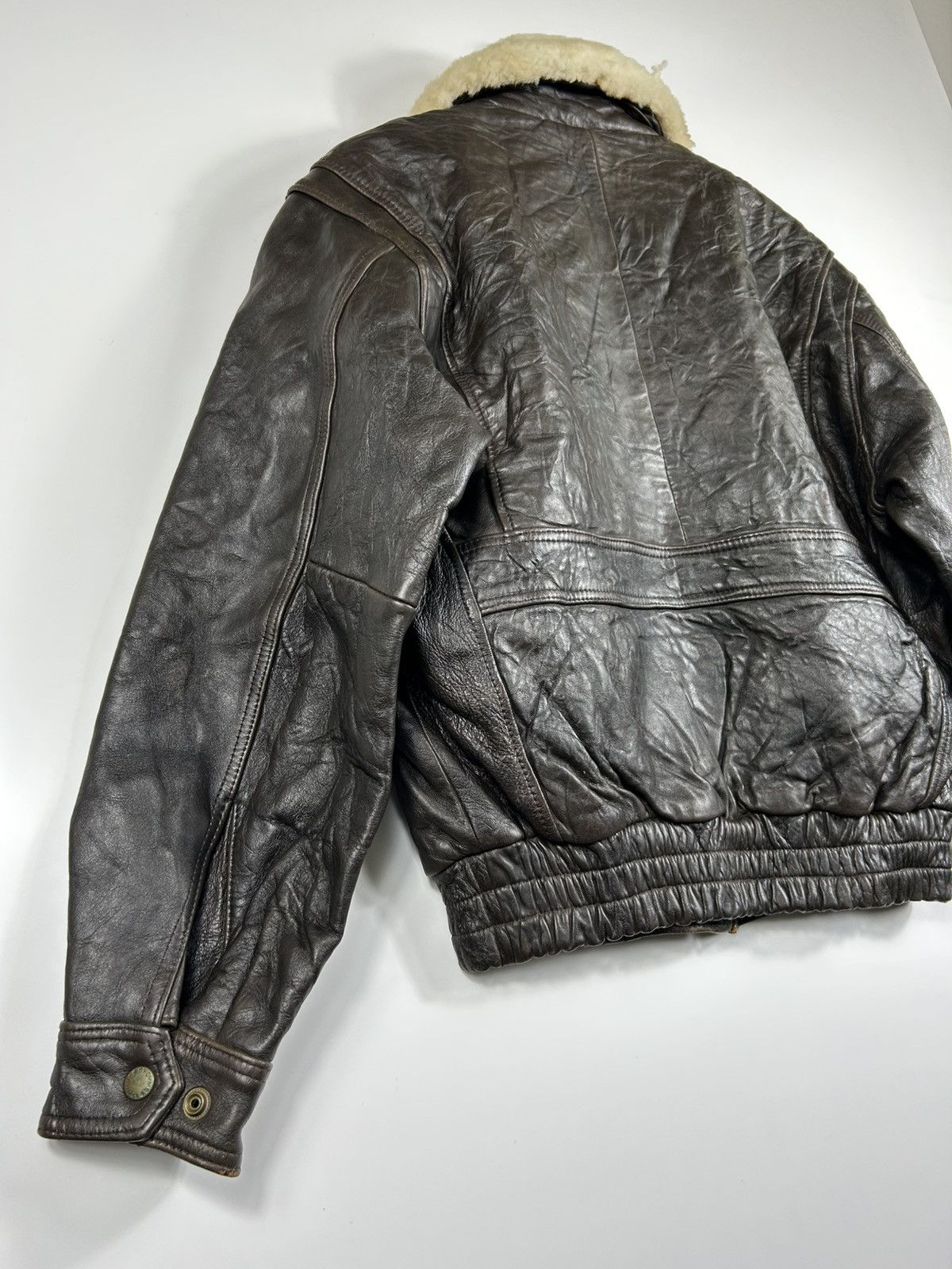 Leather ⚡️Vintage D’Homme A Homme A2 Leather Jacket Size US L / EU 52-54 / 3 - 17 Thumbnail