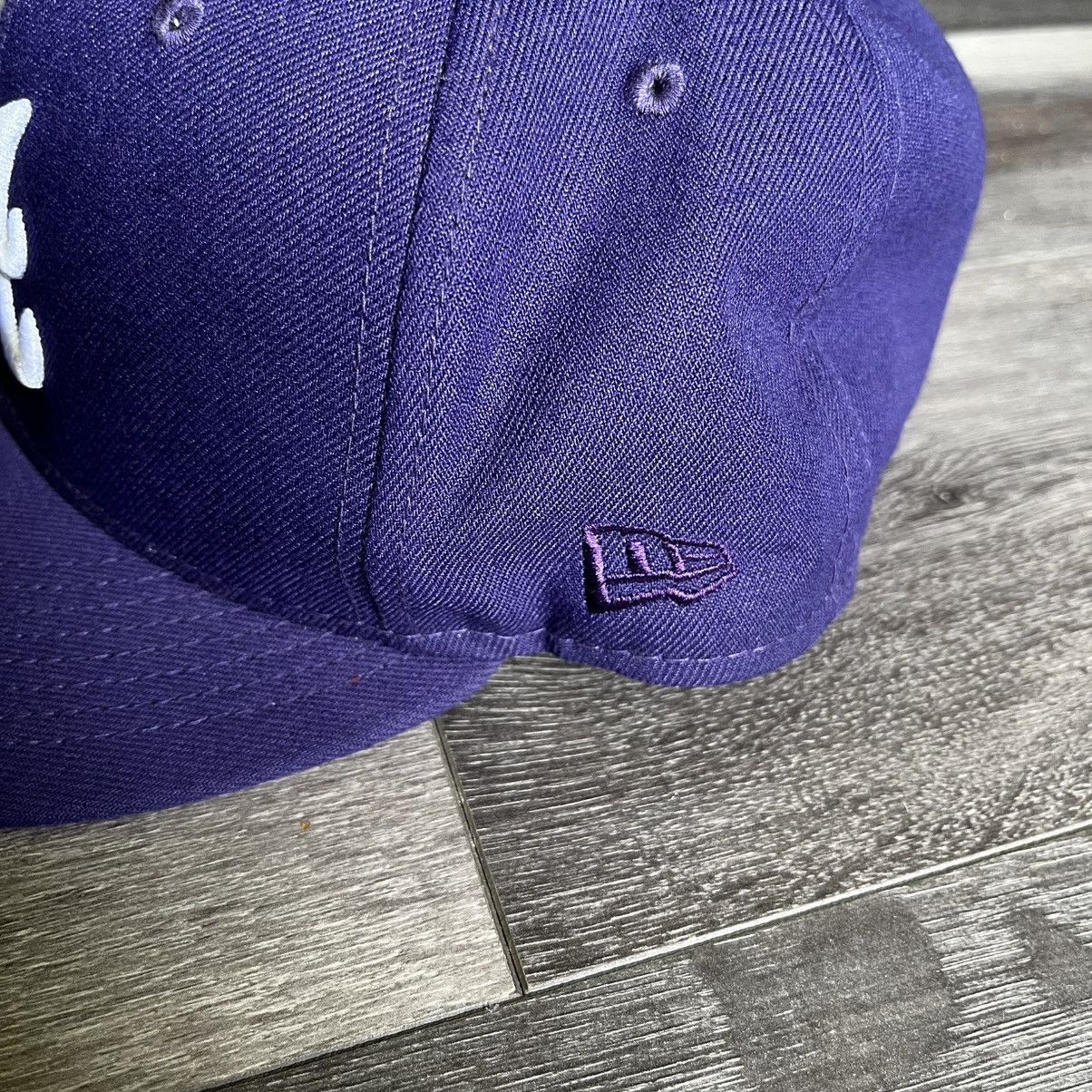 MLB Vintage Atlanta Braves 30th Anniversary Purple Fitted Hat Size ONE SIZE - 5 Thumbnail